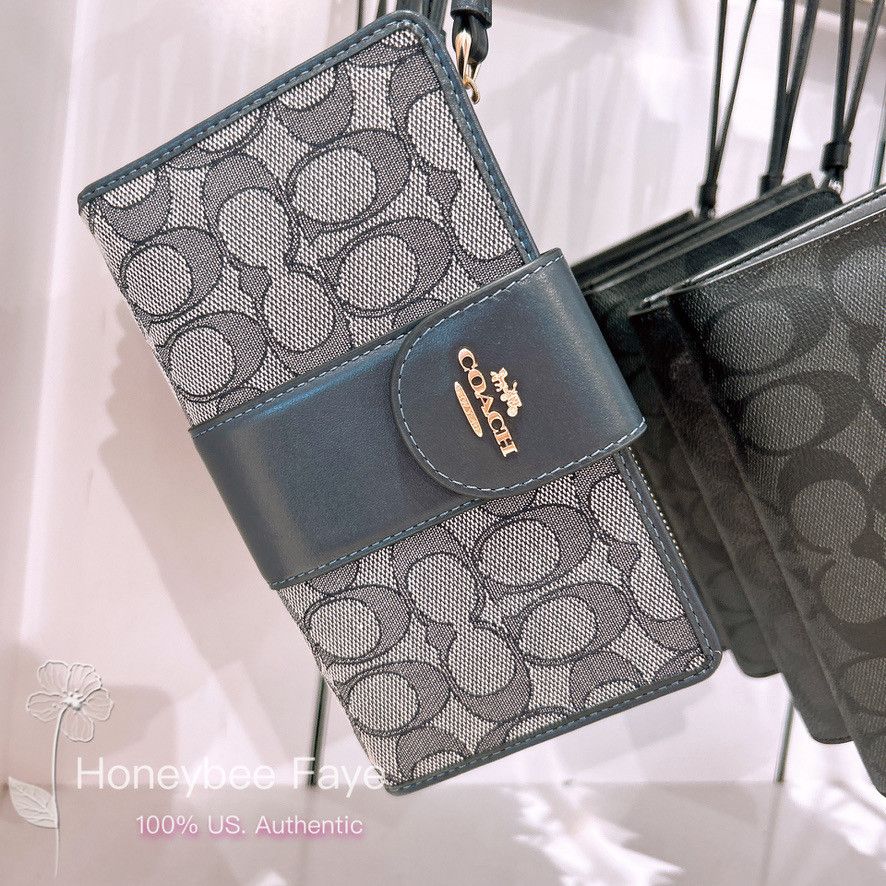 Coach Phone Wallet In Signature Jacquard CU990 Size ONE SIZE - 1 Thumbnail
