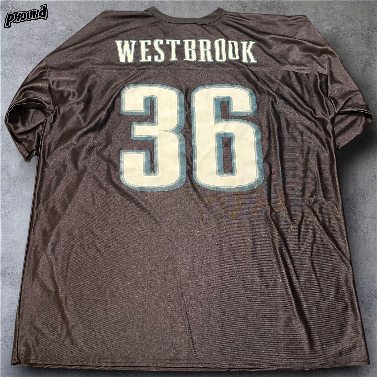 NFL Philadelphia Eagles Jersey Mens 2XL Brian Westbrook 36 Size US XXL / EU 58 / 5 - 2 Thumbnail