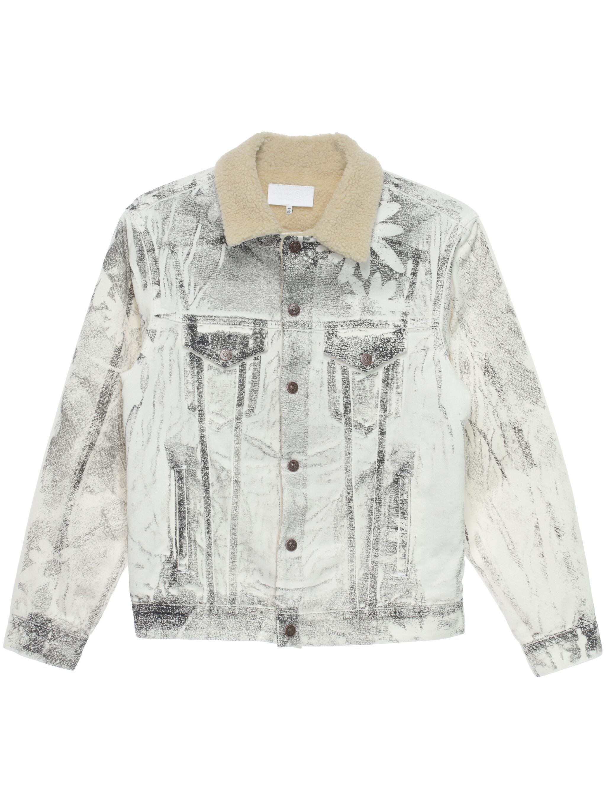 Maison Margiela o1y1124 Denim Jacket in Multicolor Size US S / EU 44-46 / 1 - 1 Thumbnail