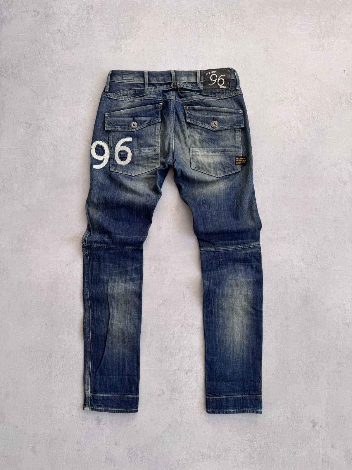 Vintage G-star Raw 96 Jeans Double Knee Streetwear UnisexY2K