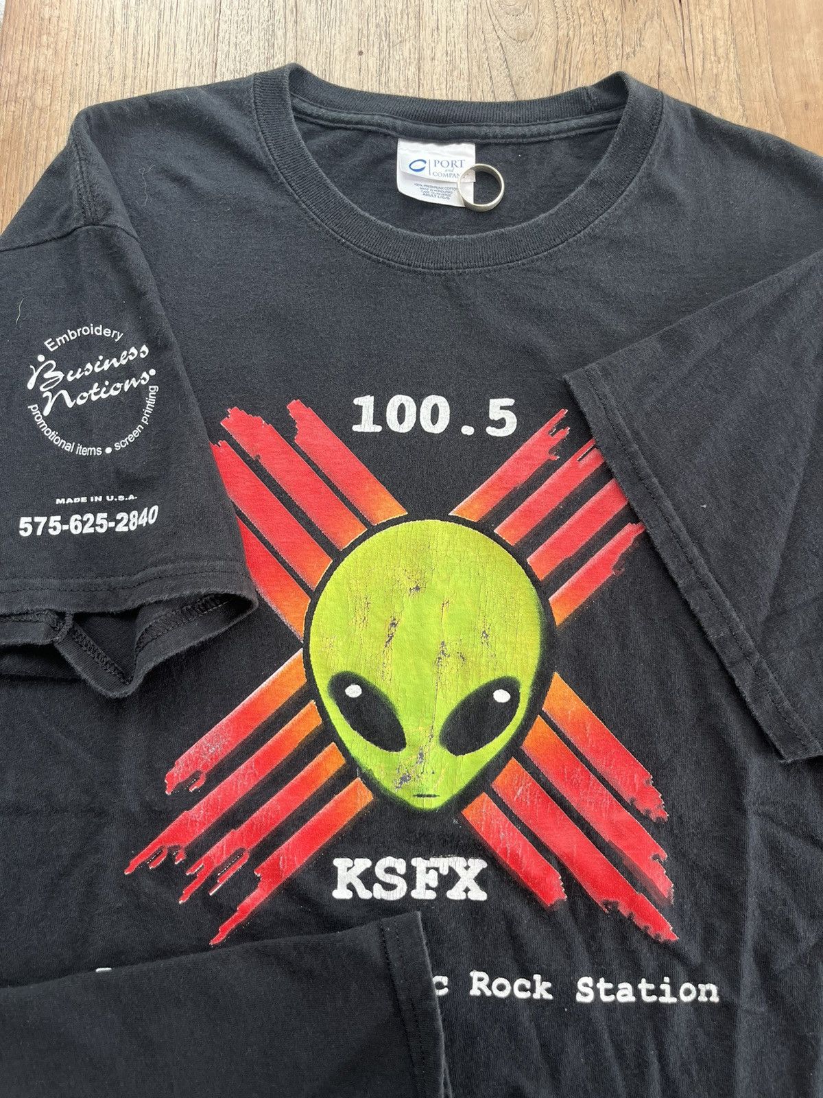 Vintage Vintage Alien KSFX Roswell’s Classic Rock Station Tshirt Size US L / EU 52-54 / 3 - 6 Thumbnail