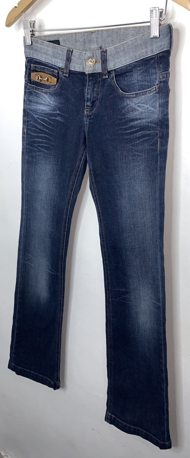 Gucci Gucci Horsebit Low-Rised Flared Womens Jeans 70's Size 25" / US 0 / IT 36 - 2 Thumbnail