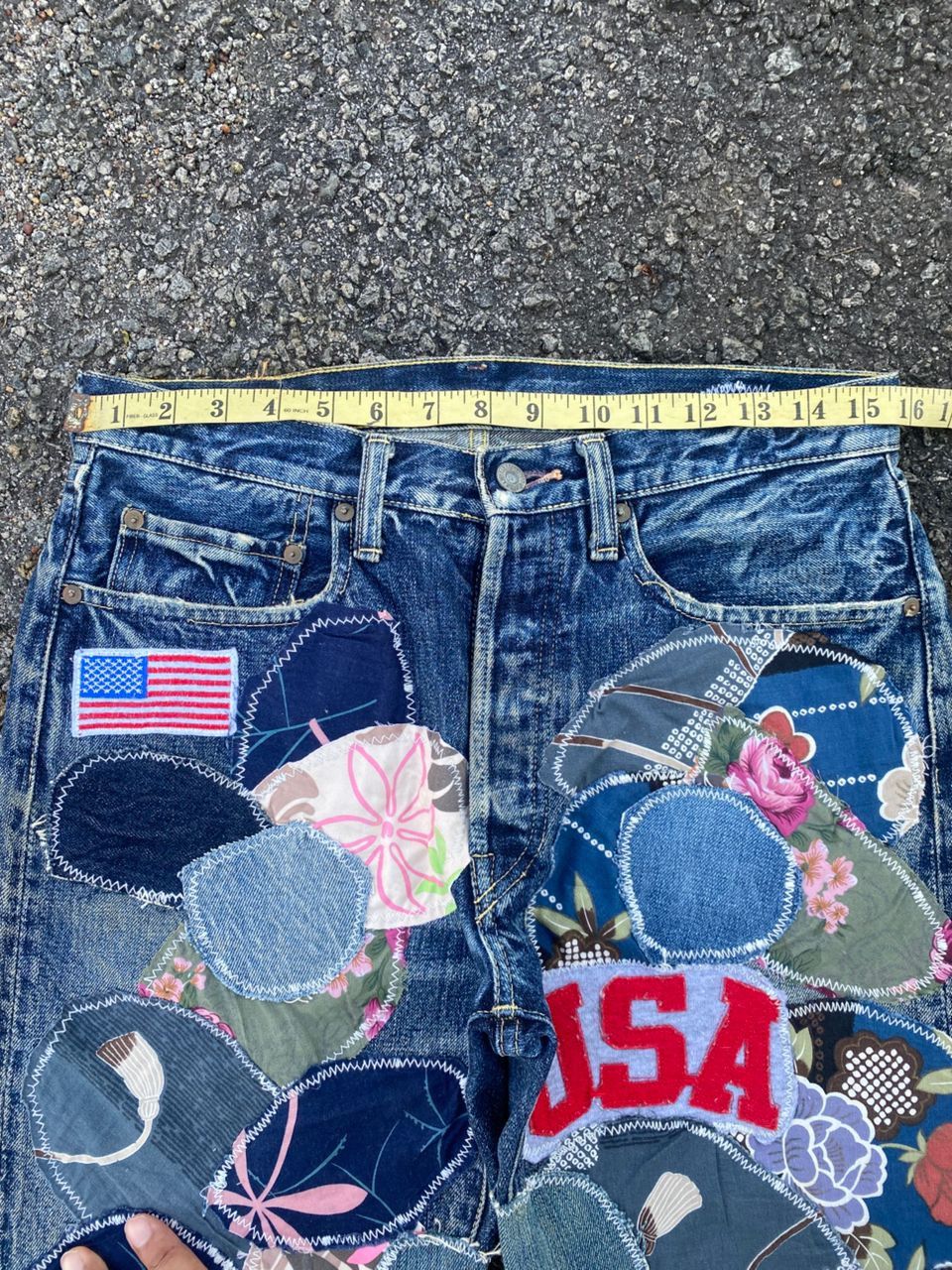 Kapital VINTAGE KAPITAL KIRO HIRATA HIPPIE SELVEGDE DENIM Size US 33 - 5 Thumbnail