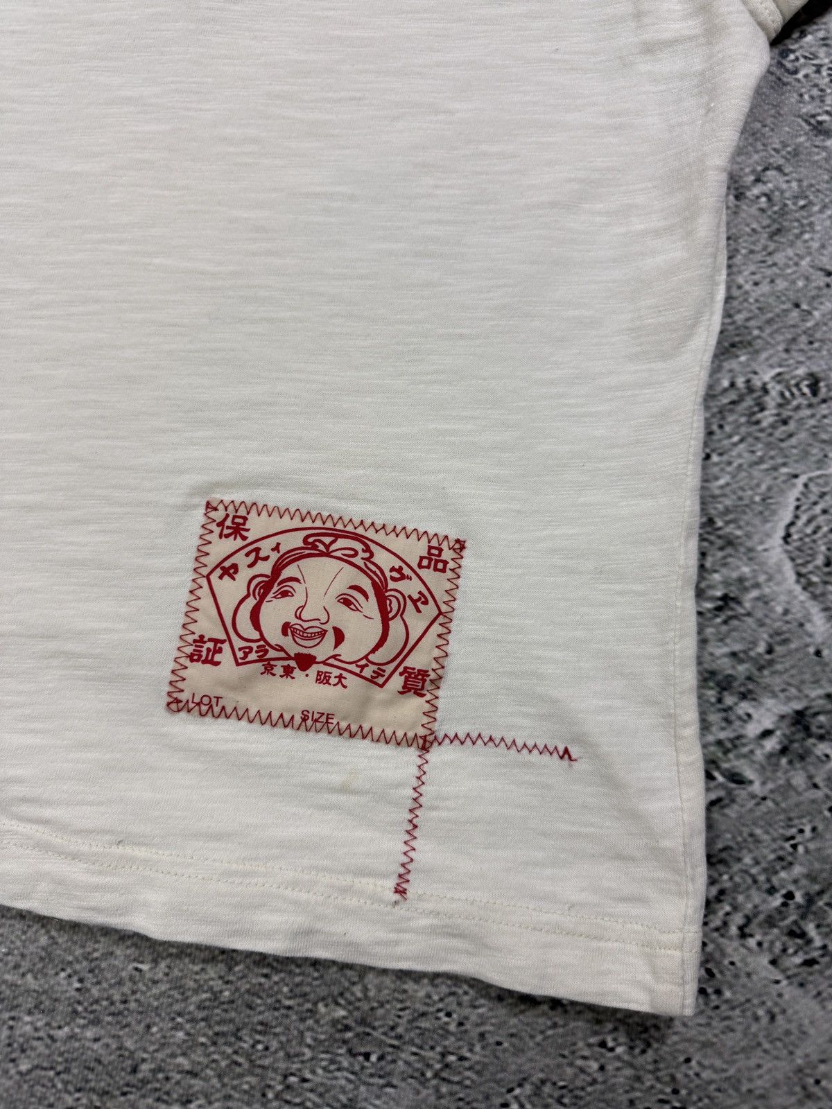 Evisu Evisu polo T-shirt big logo white Y2K Size M / US 6-8 / IT 42-44 - 7 Thumbnail