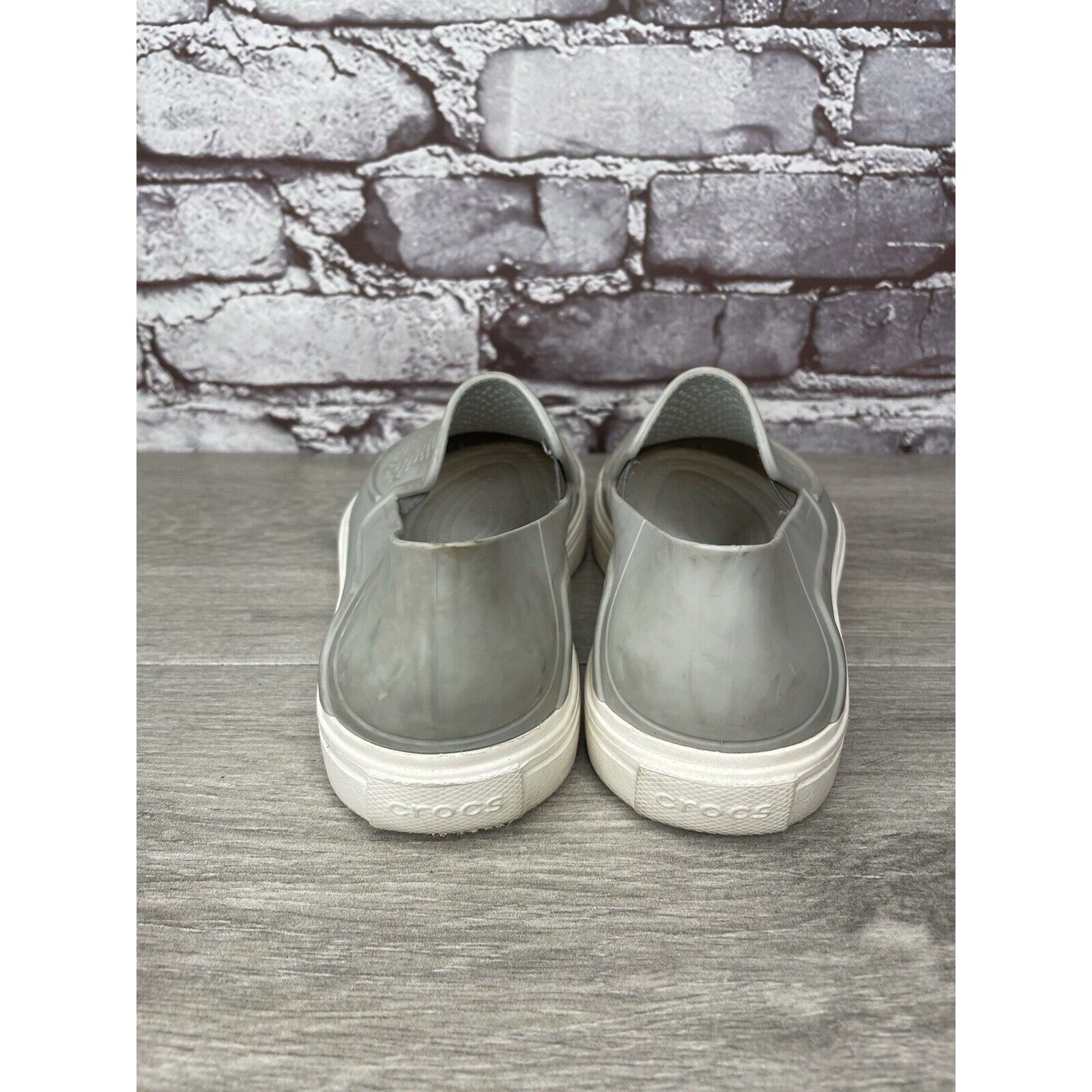 Crocs Crocs Iconic Comfort Citilane Roka Gray Perforated Loafers S Size US 5.5 / IT 35.5 - 8 Thumbnail