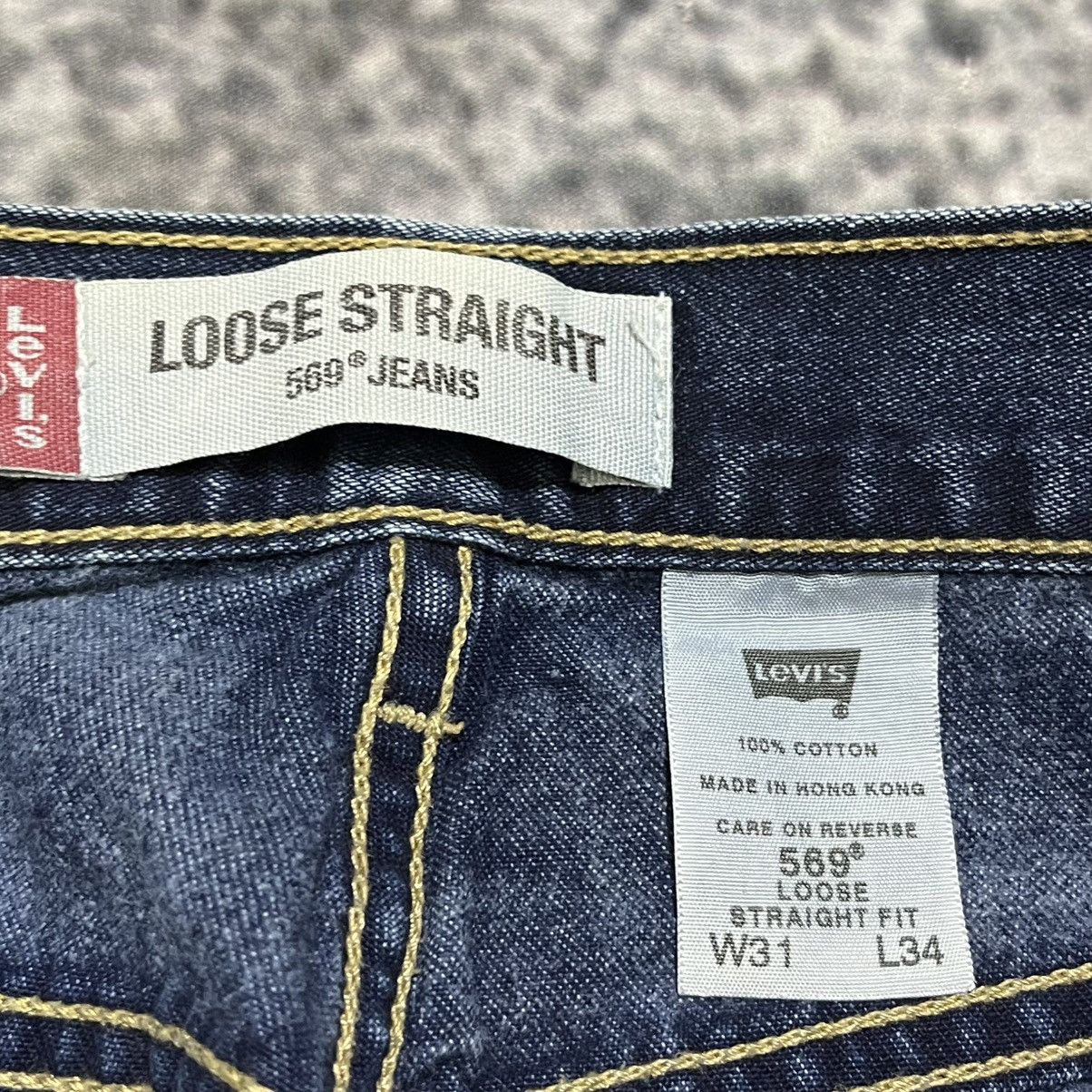 Levi's Vintage Levi's 569 Loose Baggy Wide Leg Grunge Skater Jeans Size US 31 - 9 Thumbnail