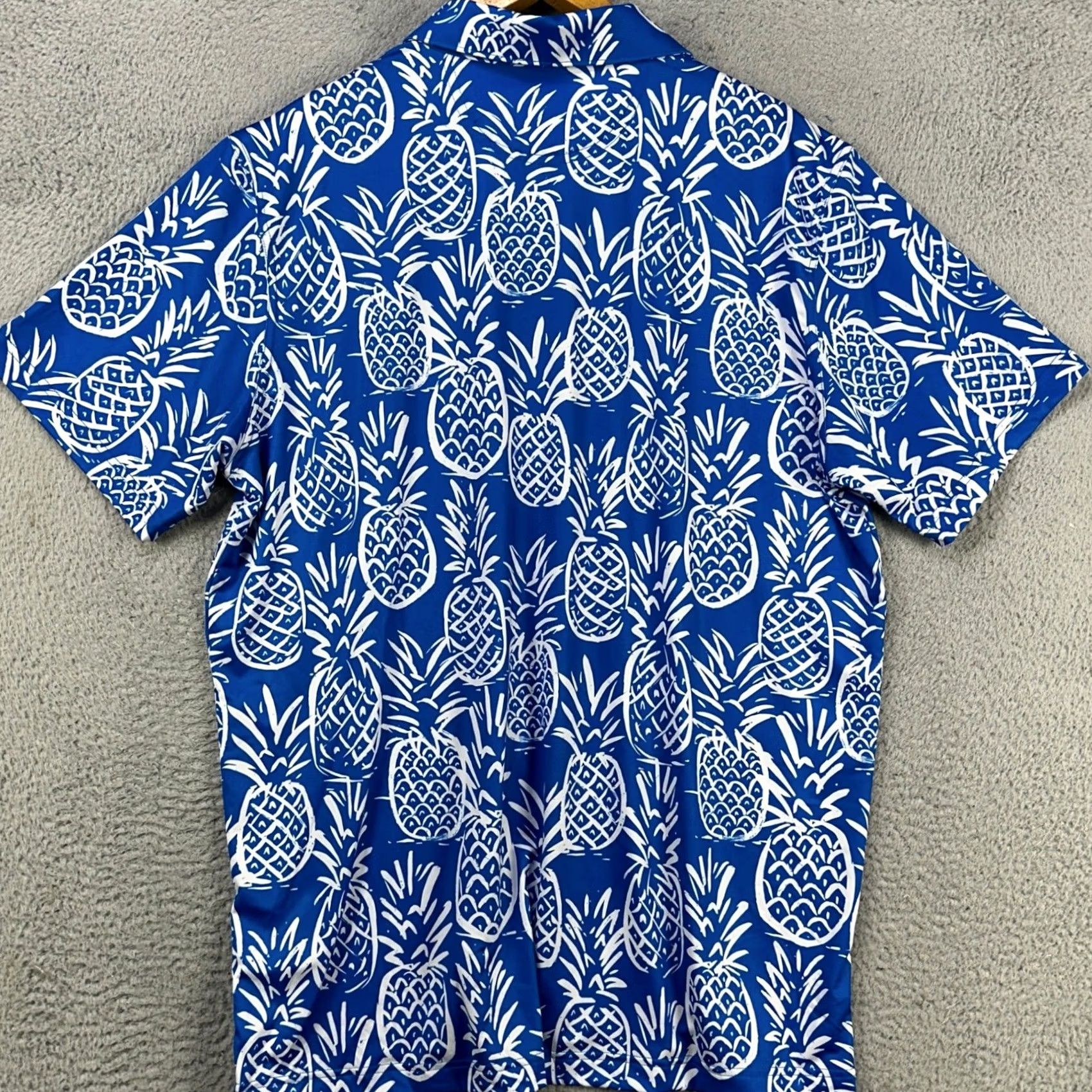 Chubbies Chubbies Polo Adult Short Sleeve Golfing Geometric Pineapple 2XL Blue White Rugby NEW Mens Polo Shirt Size US XXL / EU 58 / 5 - 3 Thumbnail