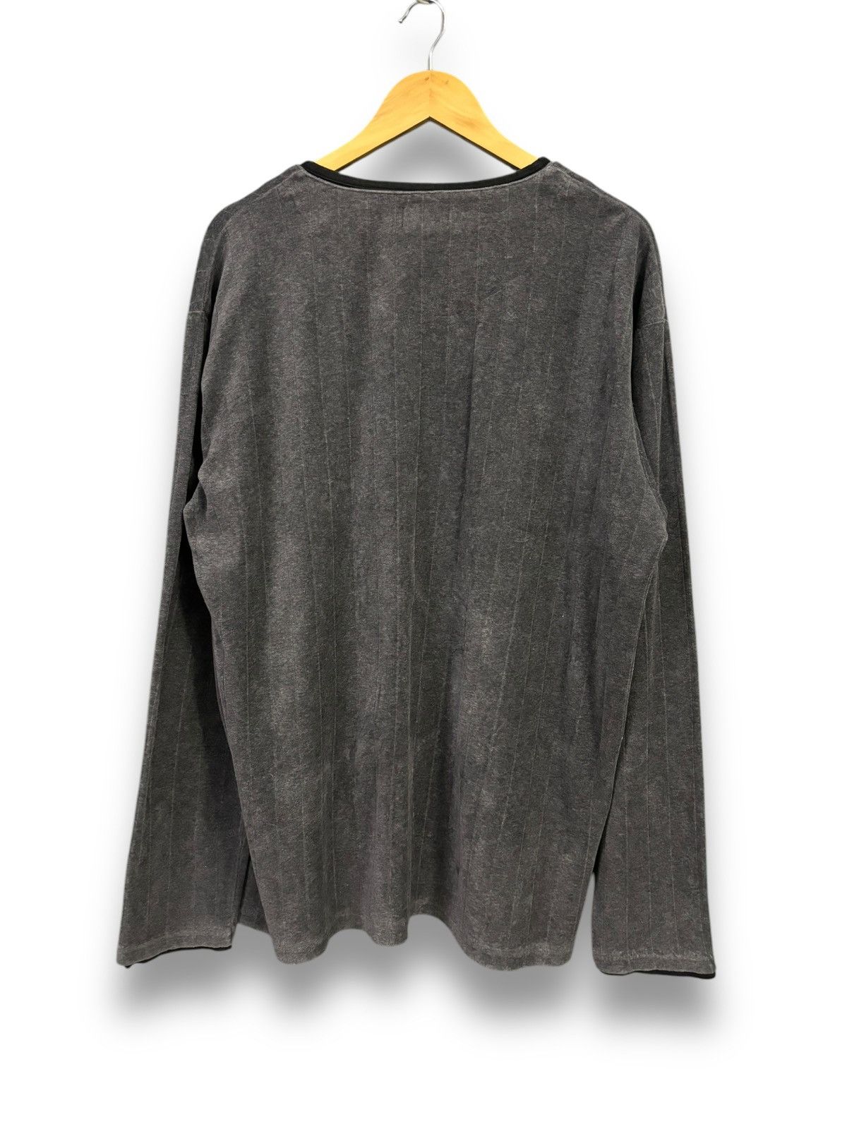 If Six Was Nine Vintage Japanese Brand Poem Lace Up Long Sleeve Punk T-shirt Size US L / EU 52-54 / 3 - 4 Thumbnail