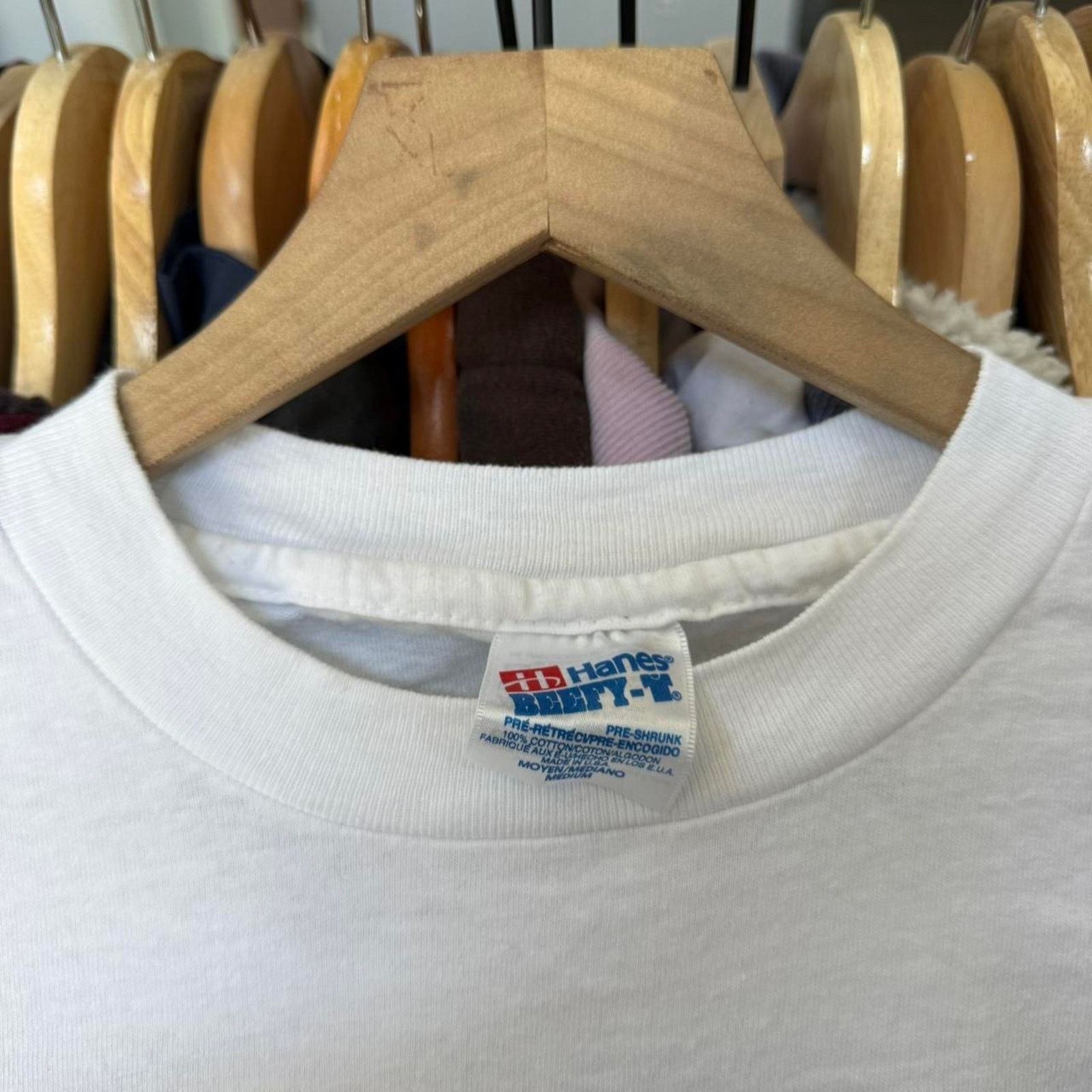 Hanes Vintage Club 2002 Olympics T-Shirt White Single Stitch Size US M / EU 48-50 / 2 - 7 Thumbnail