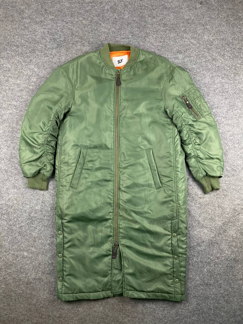 Japanese Brand sly japanese brand long bomber jacket very nice design Size US L / EU 52-54 / 3 - 1 Thumbnail