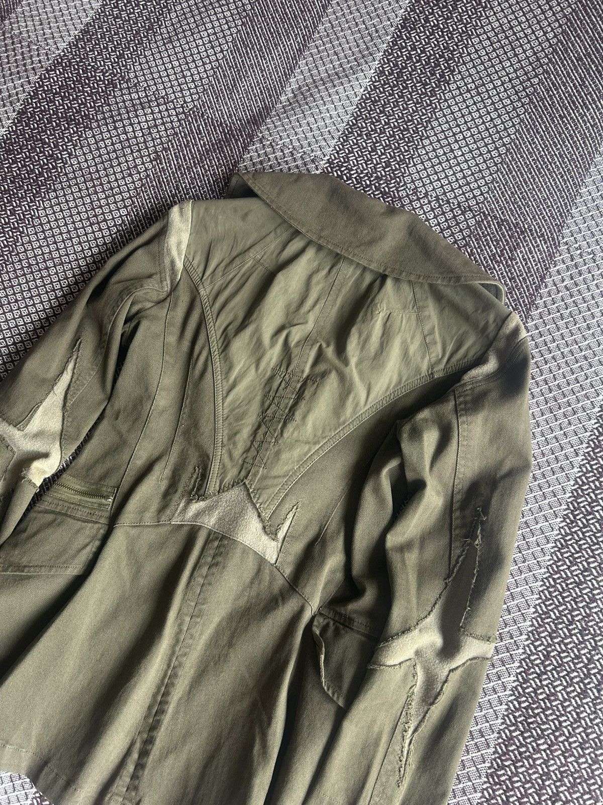 Japanese Brand × Vintage Vintage Military Style Womens Jacket Size 44 Avantgarde Rare Size M / US 6-8 / IT 42-44 - 17 Thumbnail