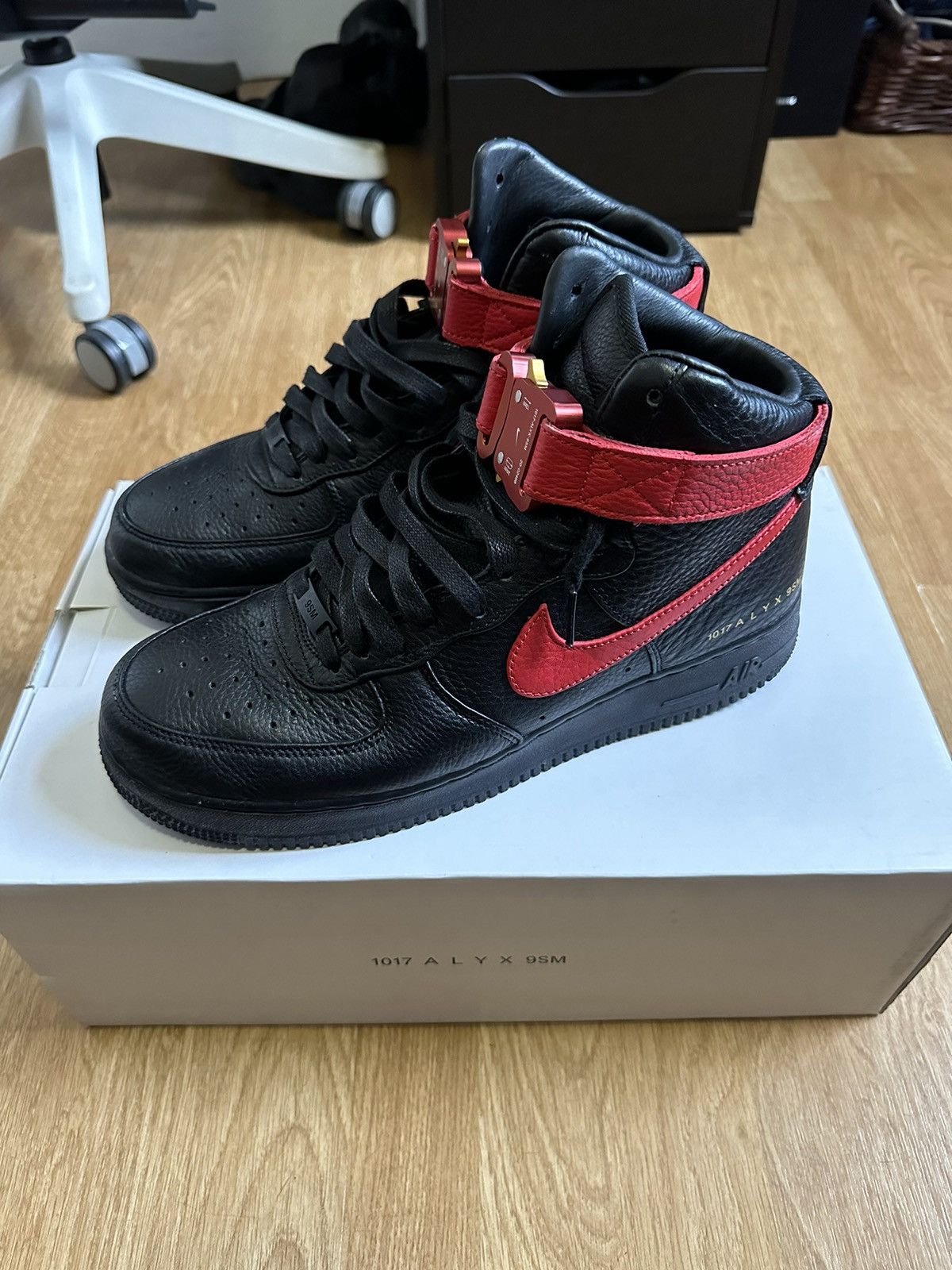 1017 ALYX 9SM × Nike AIR FORCE 1 HI ALYX Size US 11 / EU 44 - 5 Thumbnail