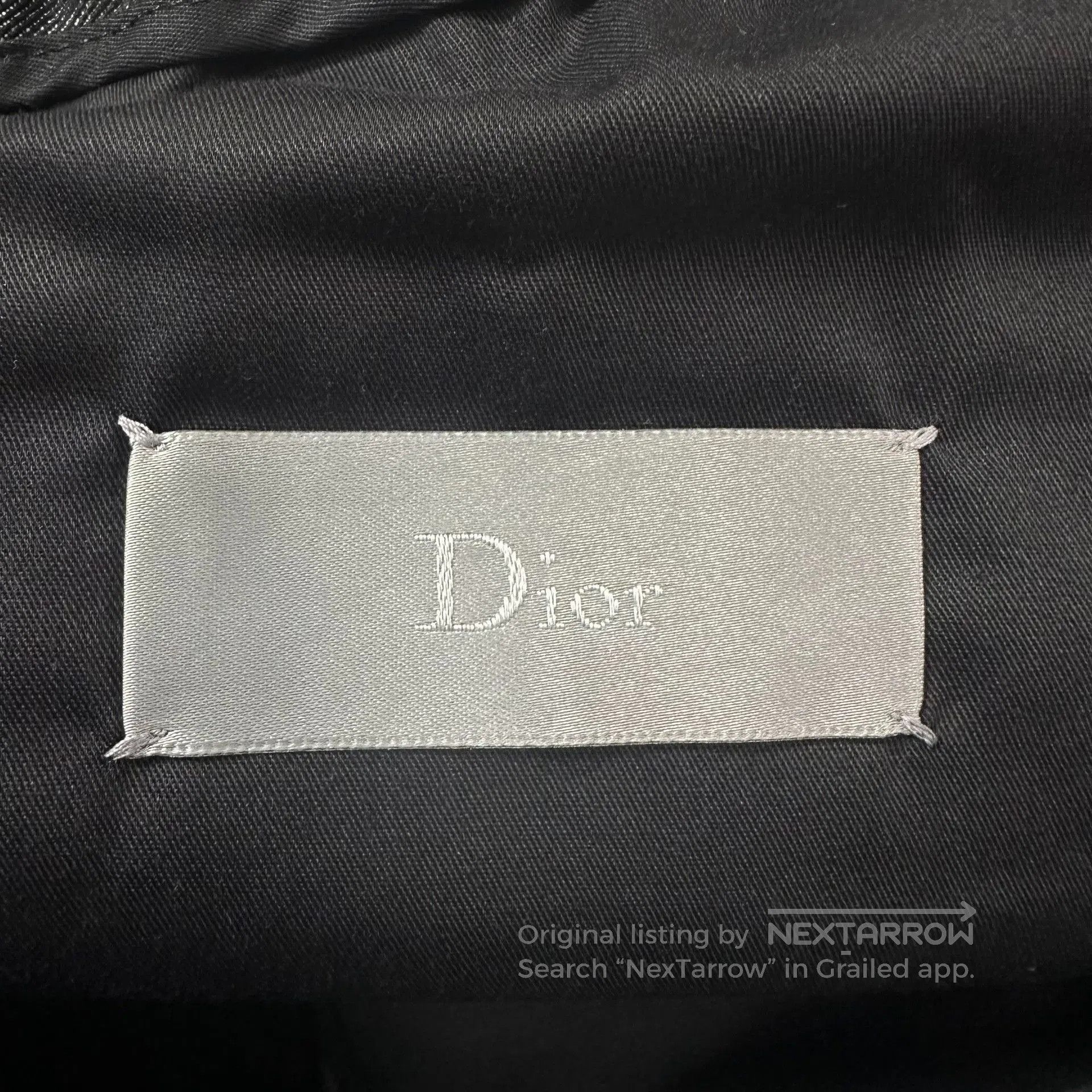 Dior Dior Gray Denim Side Zip Drawstring Pants. Size US 28 / EU 44 - 6 Thumbnail