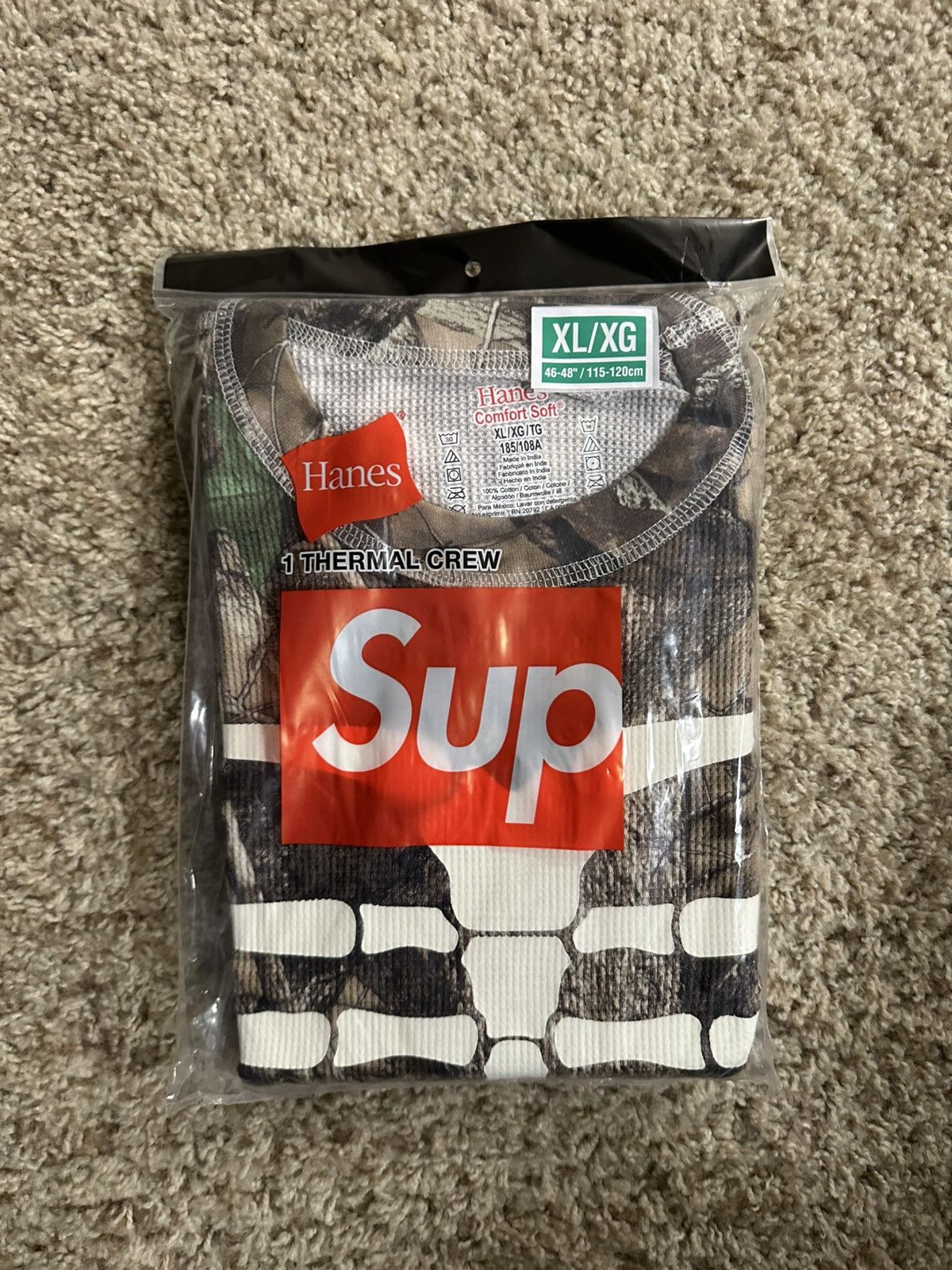 Supreme Hanes Camo | Grailed