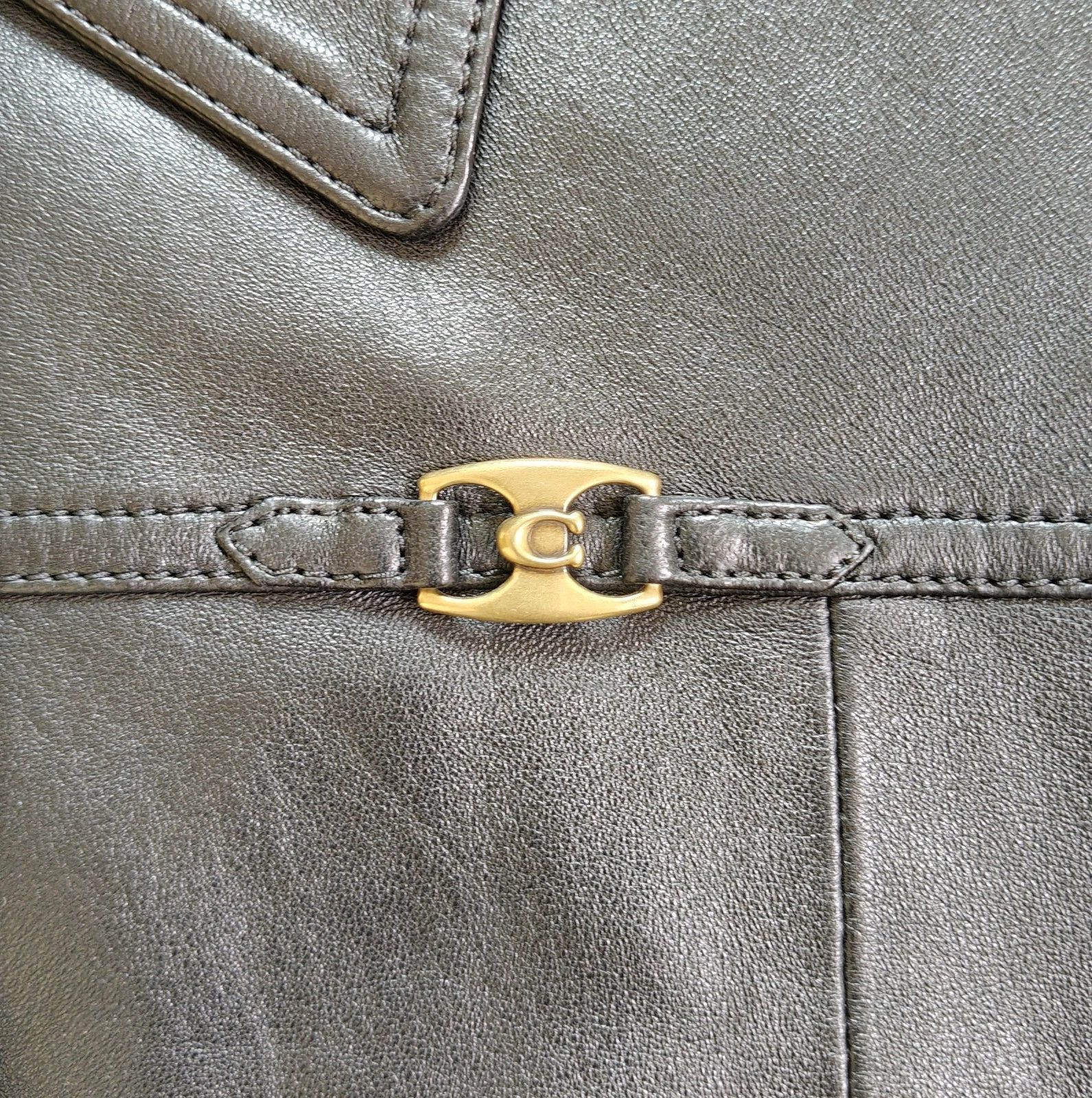 Coach Coach Women's Heritage C Snap Front Shrunken Jacket FTP 1018 Size M / US 6-8 / IT 42-44 - 2 Thumbnail