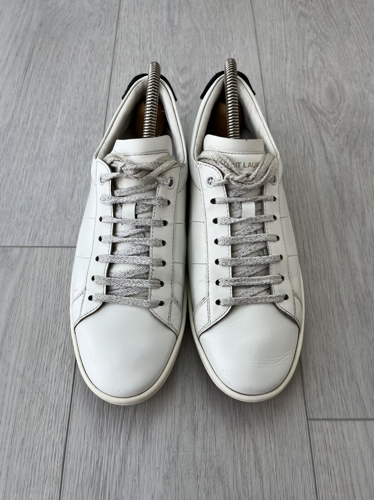 Saint Laurent Paris Saint Laurent SL/01 Signature Court Classic Lips Sneakers Size US 8 / IT 38 - 8 Thumbnail