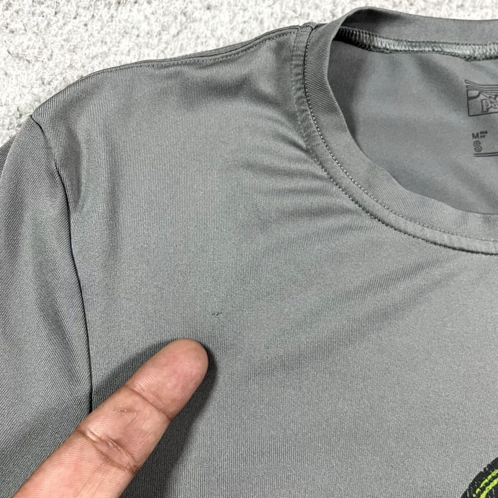 Patagonia Patagonia Shirt Mens S Gray Short Sleeve Base Layer Dogfish Head Logo Size US S / EU 44-46 / 1 - 2 Thumbnail