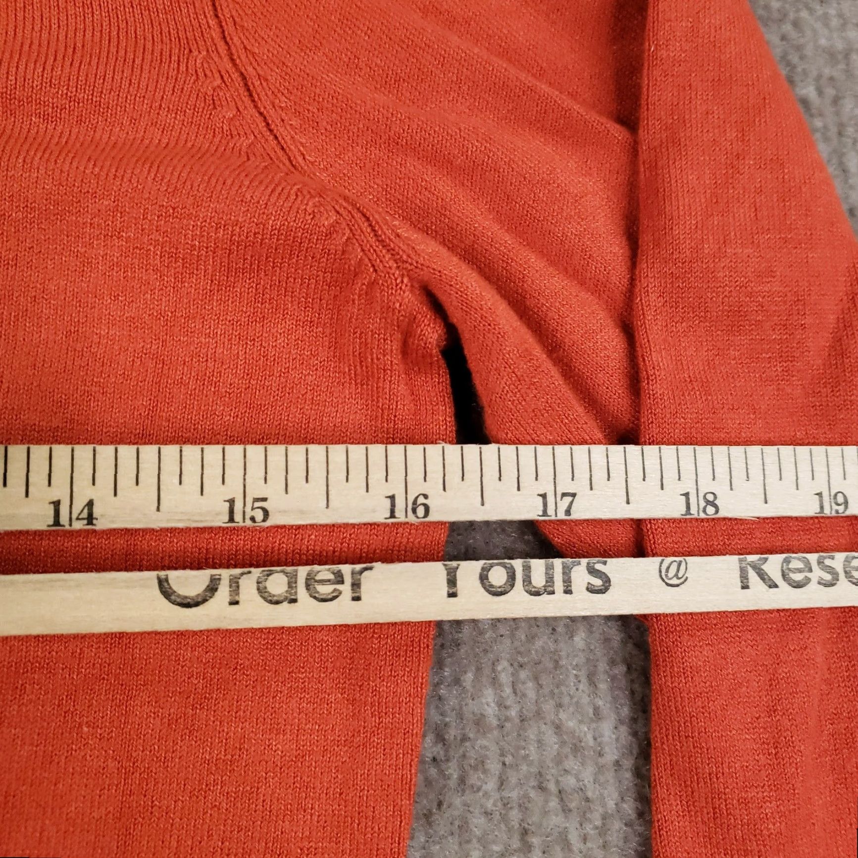 Escada VINTAGE Escada Sport Sweater Womens Small Orange Turtleneck Lightweight Pullover Casual Size S / US 4 / IT 40 - 3 Thumbnail