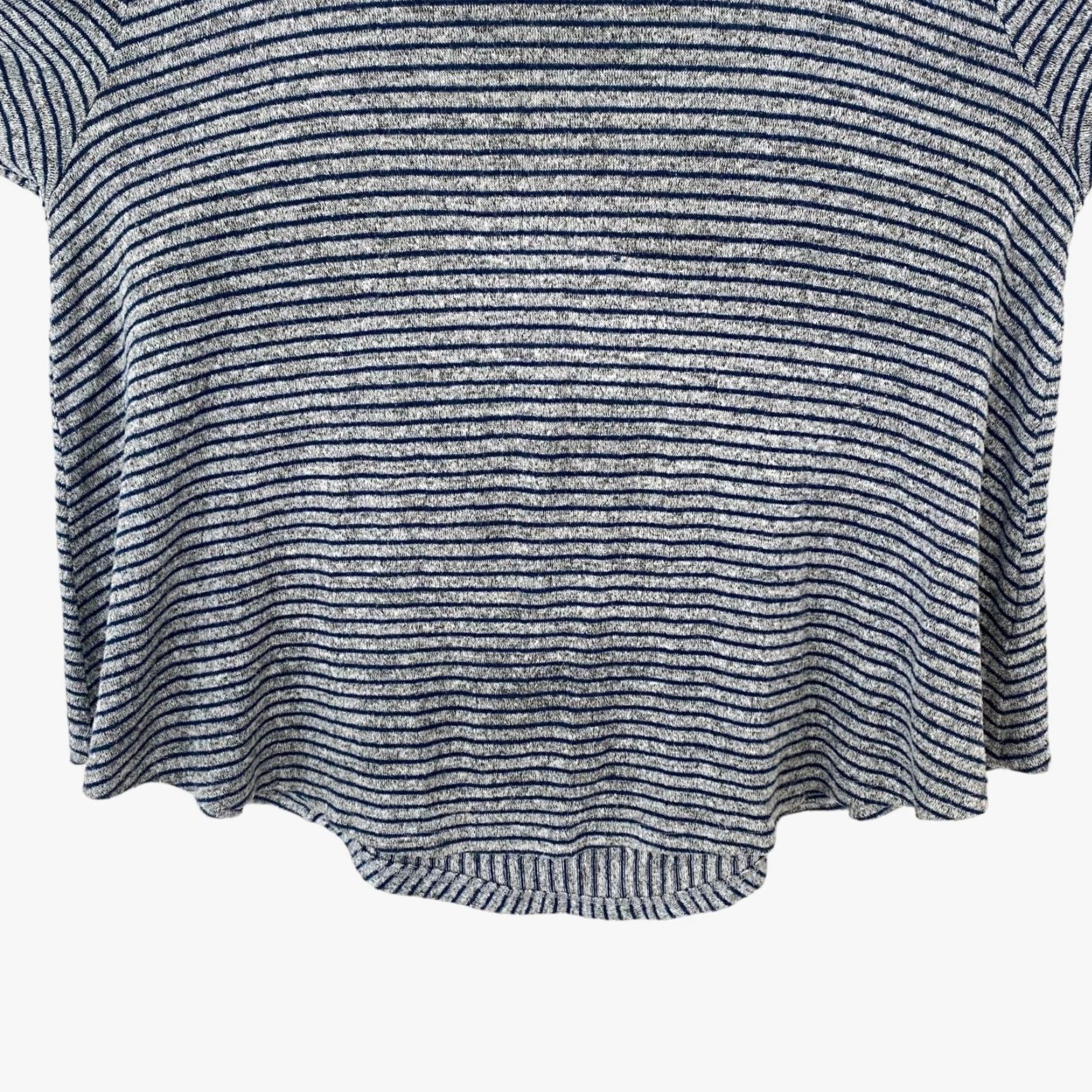 Soft Surroundings Soft Surroundings Tunic Shirt Gray Blue 1X Women Scoop-Neck 3/4 Sleeves Striped All Seasons Casual Womens Size XL / US 12-14 / IT 48-50 - 6 Thumbnail