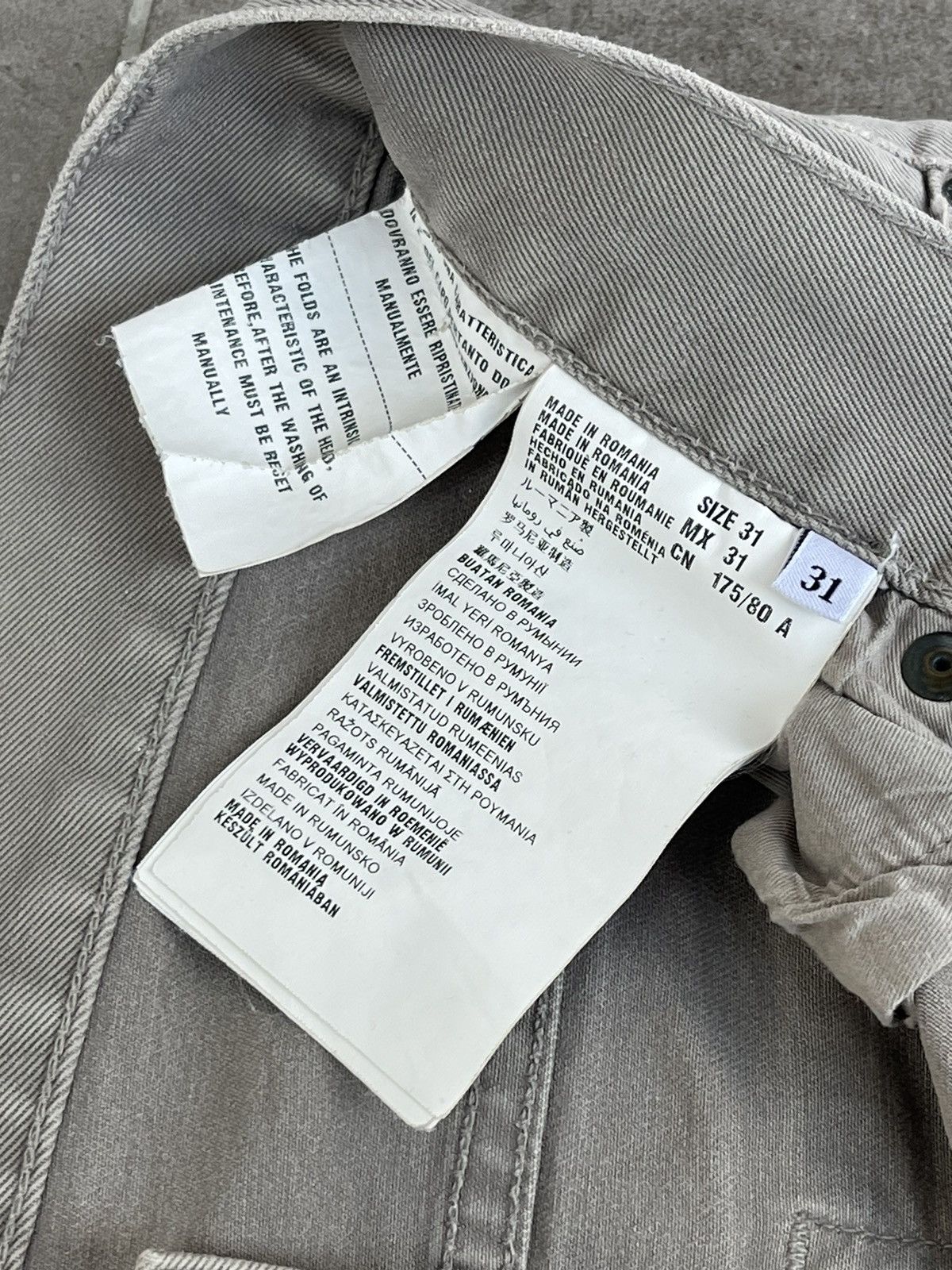 Prada SS13 Prada Distressed Light Grey Denim Pants Size US 32 / EU 48 - 20 Thumbnail