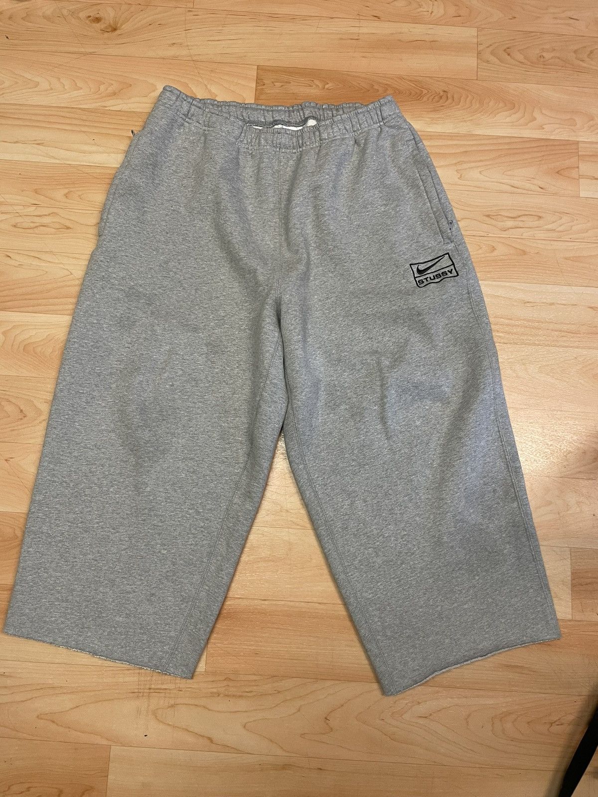 image of Nike x Stussy Sweatpants in Grey, Men's (Size 30)