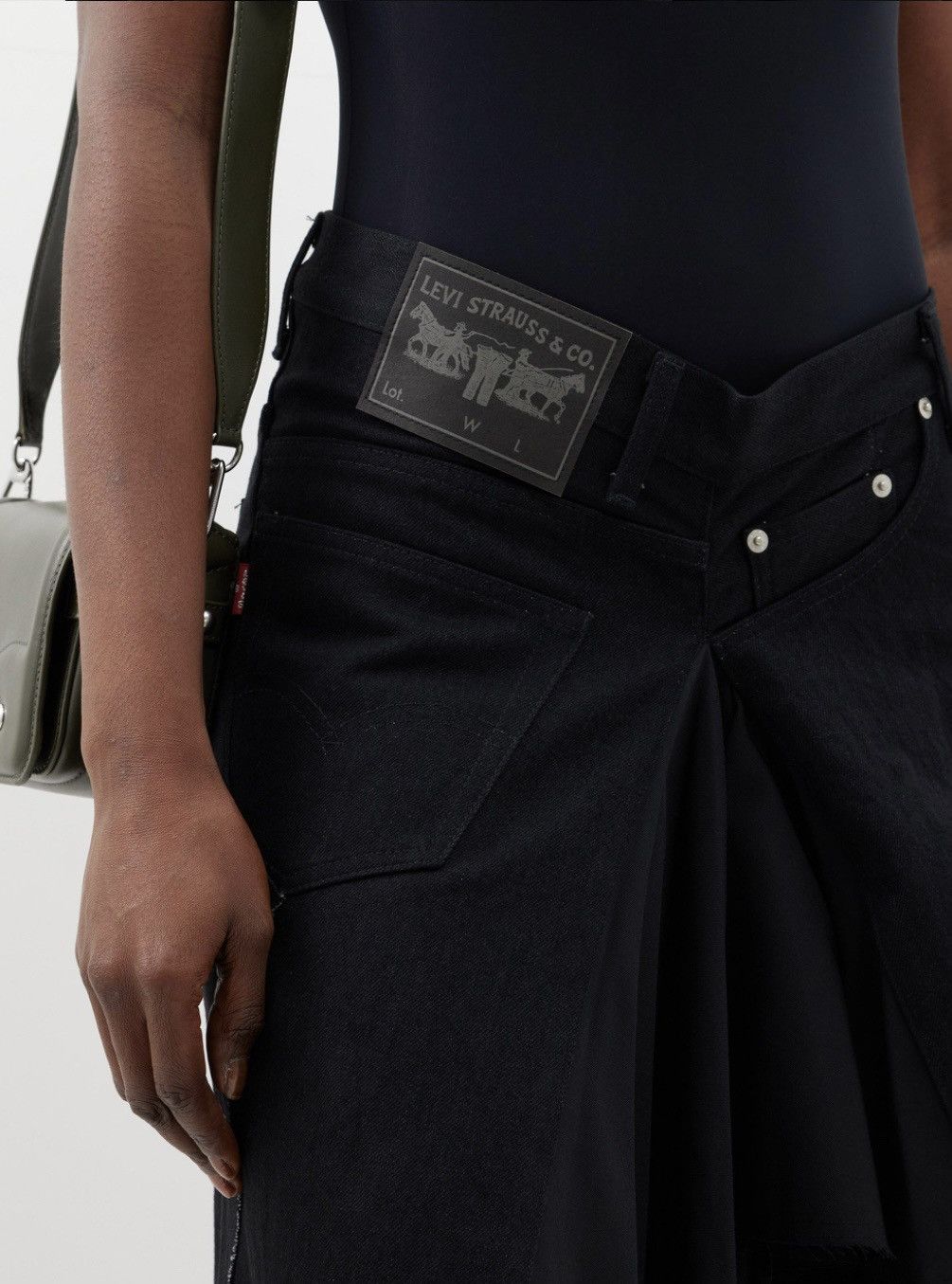 Junya Watanabe × Levi's Junya Watanabe AD2023 Levi's Edition Frill layered Skirt Size 28" / US 6 / IT 42 - 5 Thumbnail