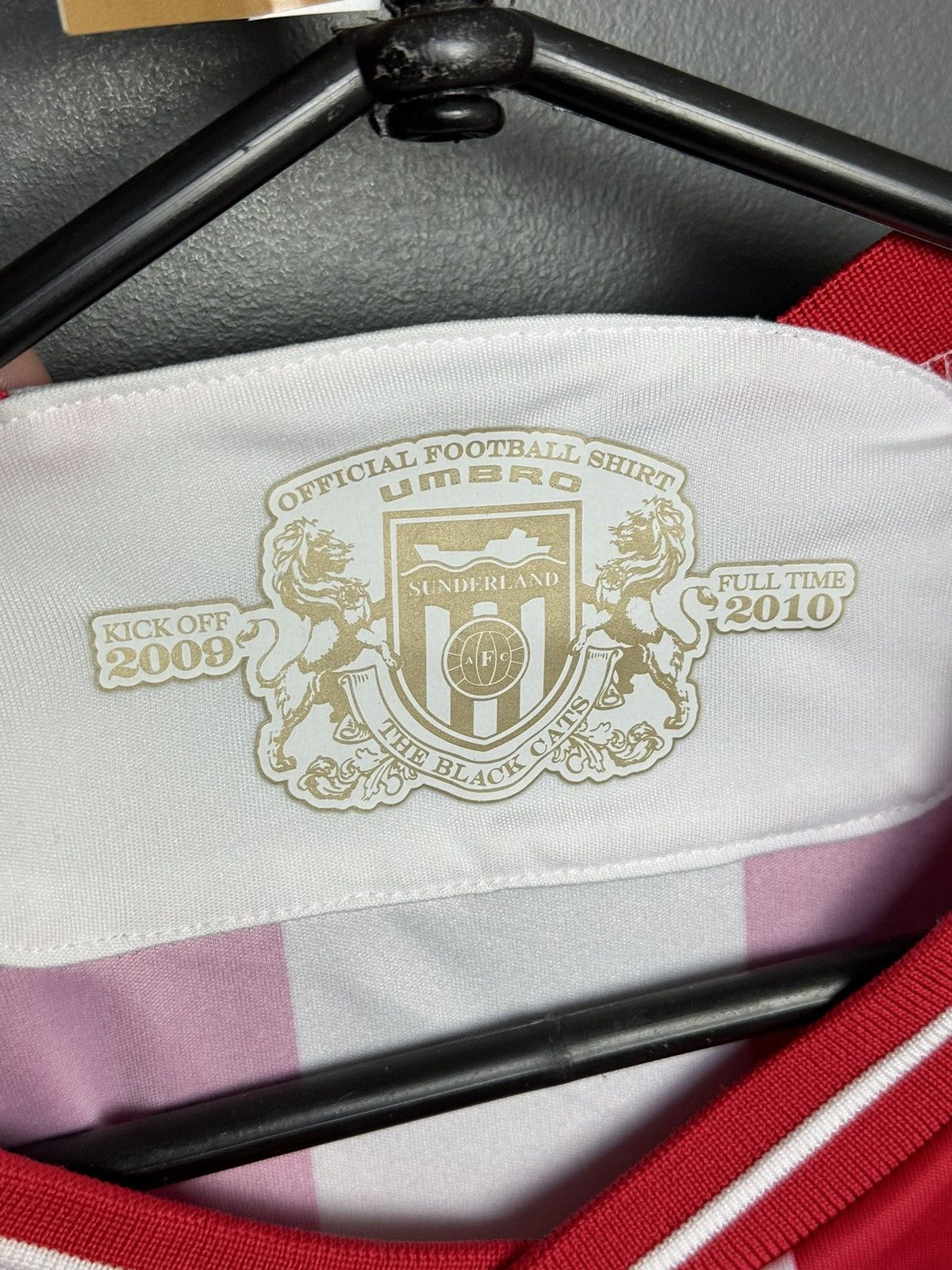 Umbro Sunderland 09/10 Home Football Long Sleeve T-Shirt Size US XL / EU 56 / 4 - 8 Thumbnail