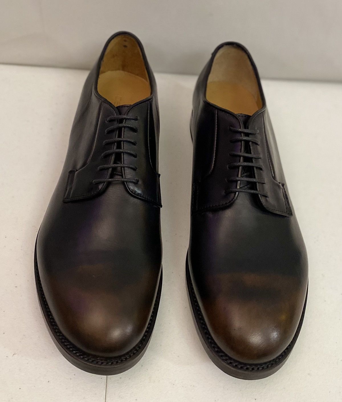 Dsquared2 Dsquared2 🇮🇹 Burnish Toe Goodyear Welt Veg Tan Derby 10 NEW Size US 10 / EU 43 - 12 Thumbnail