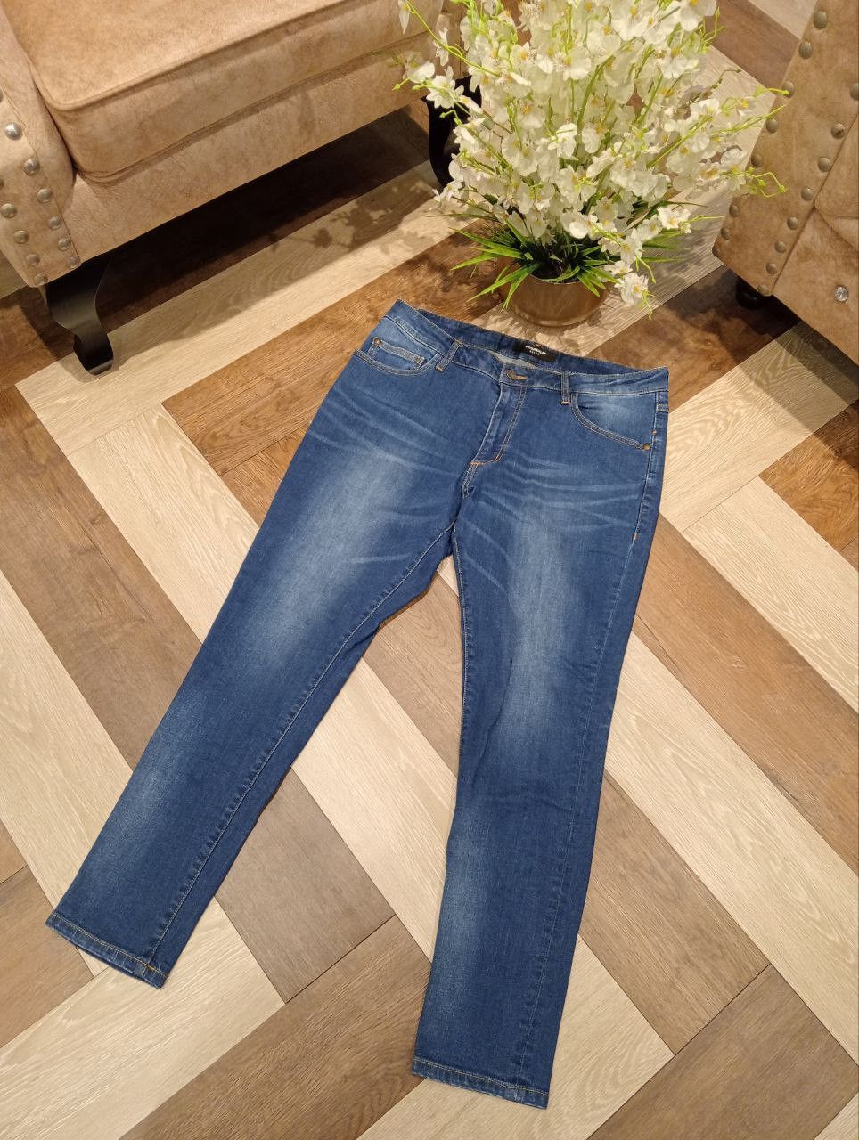 Japanese Brand 1PIU1UGUALE3 STRETCH JEANS - EU L - PREMIUM JAPANESE DENIM Size US 34 / EU 50 - 2 Thumbnail