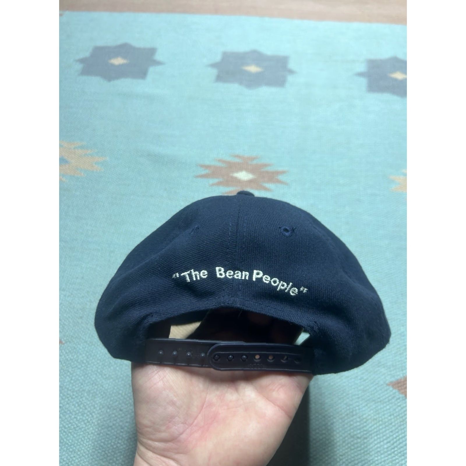 Vintage VINTAGE Unbranded SnapBack Hat Cap Adjustable Navy Blue Michigan the bean people farm Agri Sales Men Cap Hats Size ONE SIZE - 5 Thumbnail
