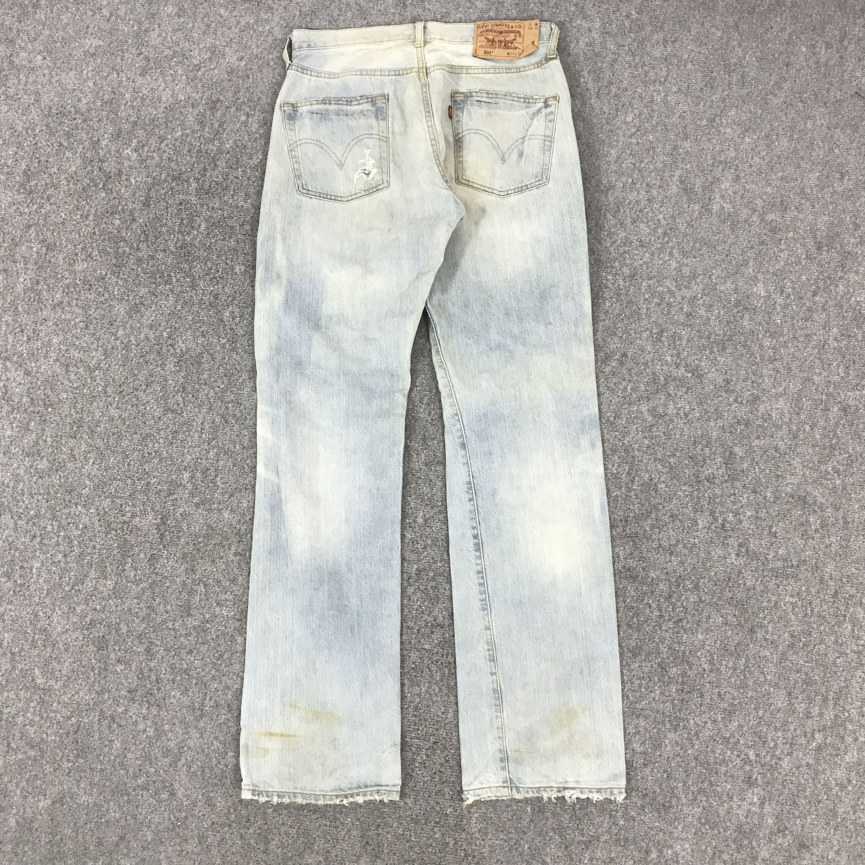 Levi's Vintage Clothing LEVI'S DENIM LIGHT WASH DENIM PANTS K74B6 Size US 30 / EU 46 - 4 Thumbnail