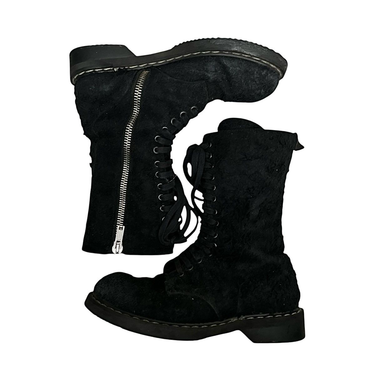 Rick Owens Rick Owen’s destroyed suede ranger boots Size US 8.5 / EU 41-42 - 1 Thumbnail