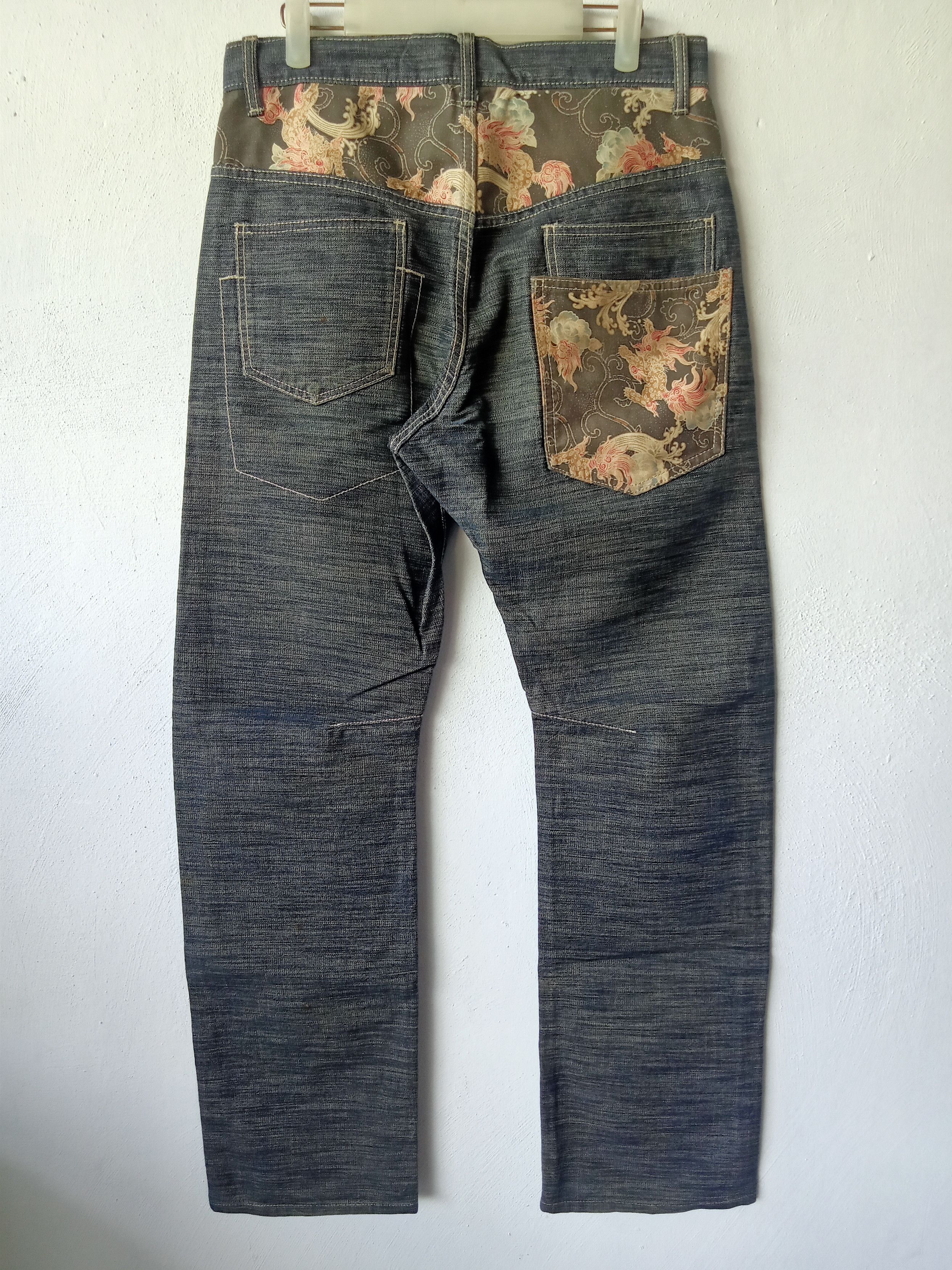 Other Japanese Brand Sukajan Style Multipocket Denim Size US 31 - 5 Thumbnail