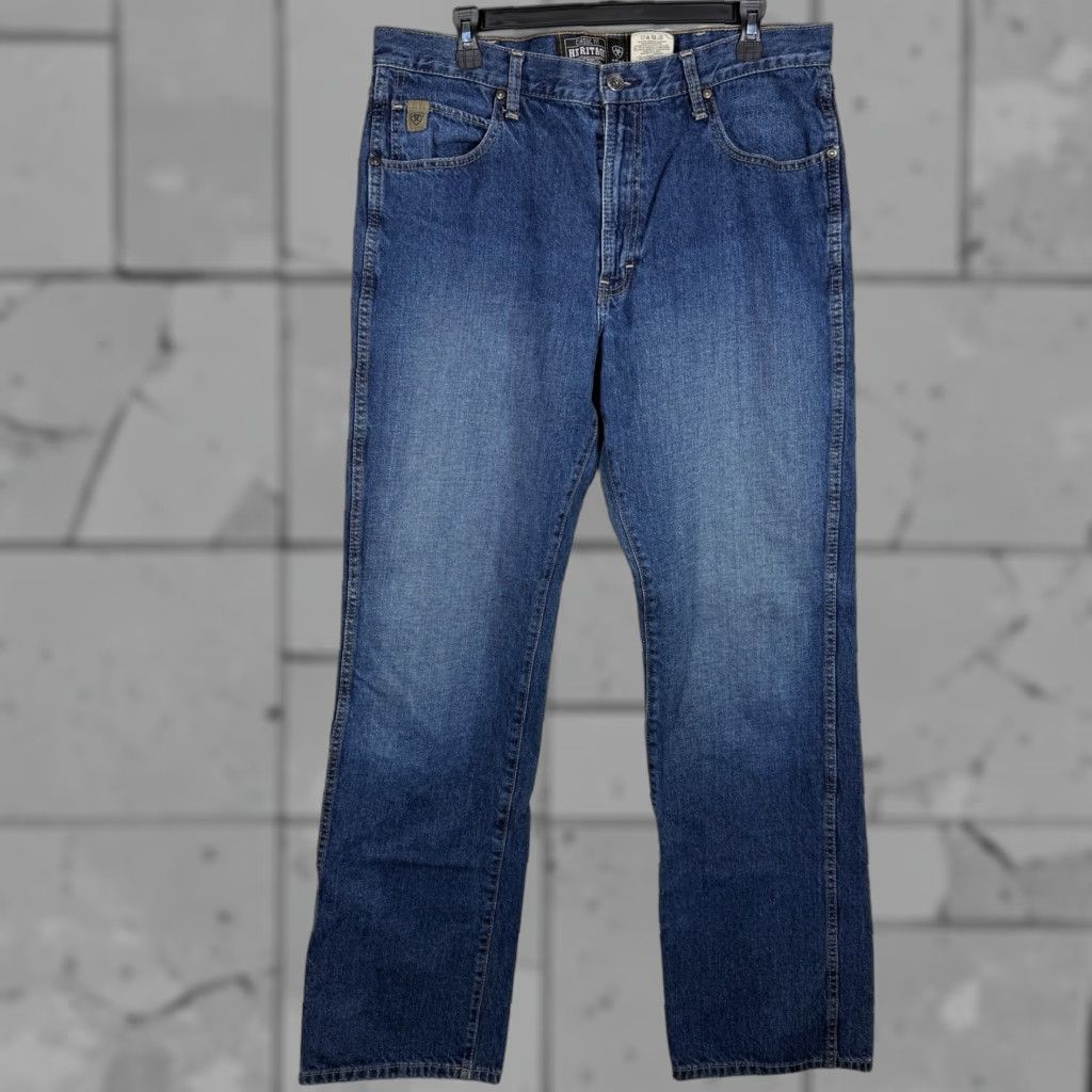 Ariat Ariat Jeans Mens 36x36 Classic Fit Blue Cotton Straight Denim Keywords: Jeans, Ariat, Men, 36x36, Blue, Cotton, Classic Fit, Straight Size US 36 / EU 52 - 1 Thumbnail