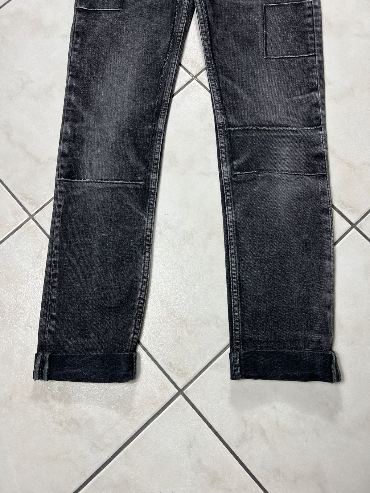 Acne Studios Acne Studios bla konst north black patch jeans patchwork Size US 29 - 5 Thumbnail