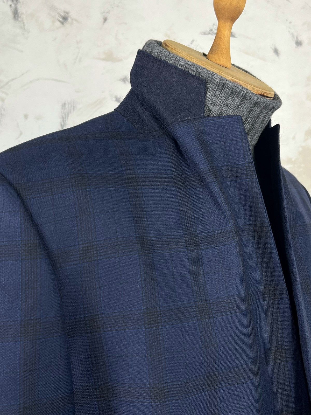 Reiss Reiss Three Piece Check Suit Jacket Vest Trousers Size S - M Size 40R - 6 Thumbnail