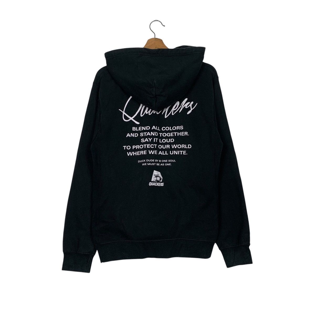Japanese Brand B One Soul Duck Dude Quackers Pullover Hoodie Size US M / EU 48-50 / 2 - 7 Thumbnail