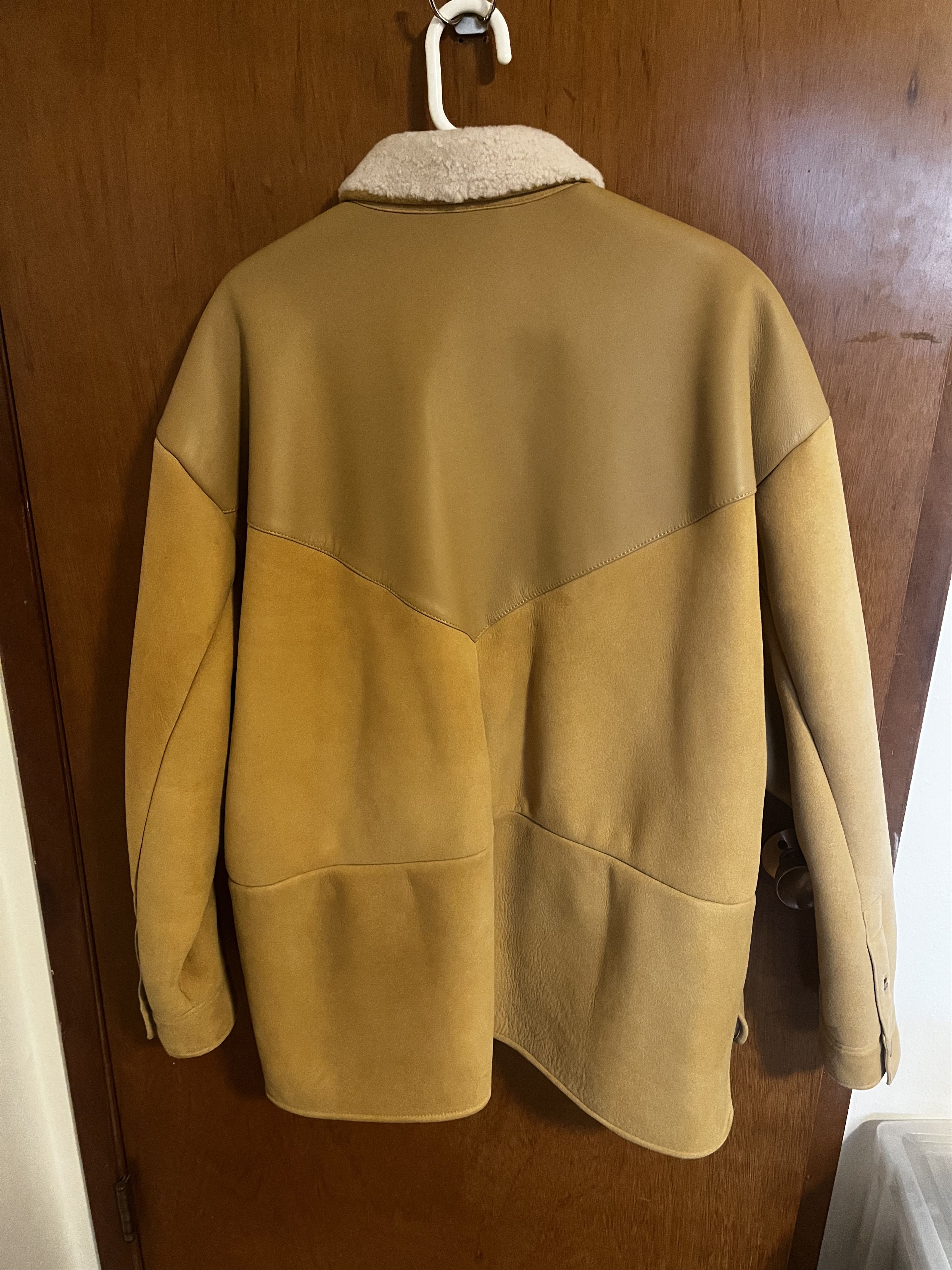 Acne Studios Acne Studio Leather Suede shearling overshirt Size US L / EU 52-54 / 3 - 3 Thumbnail
