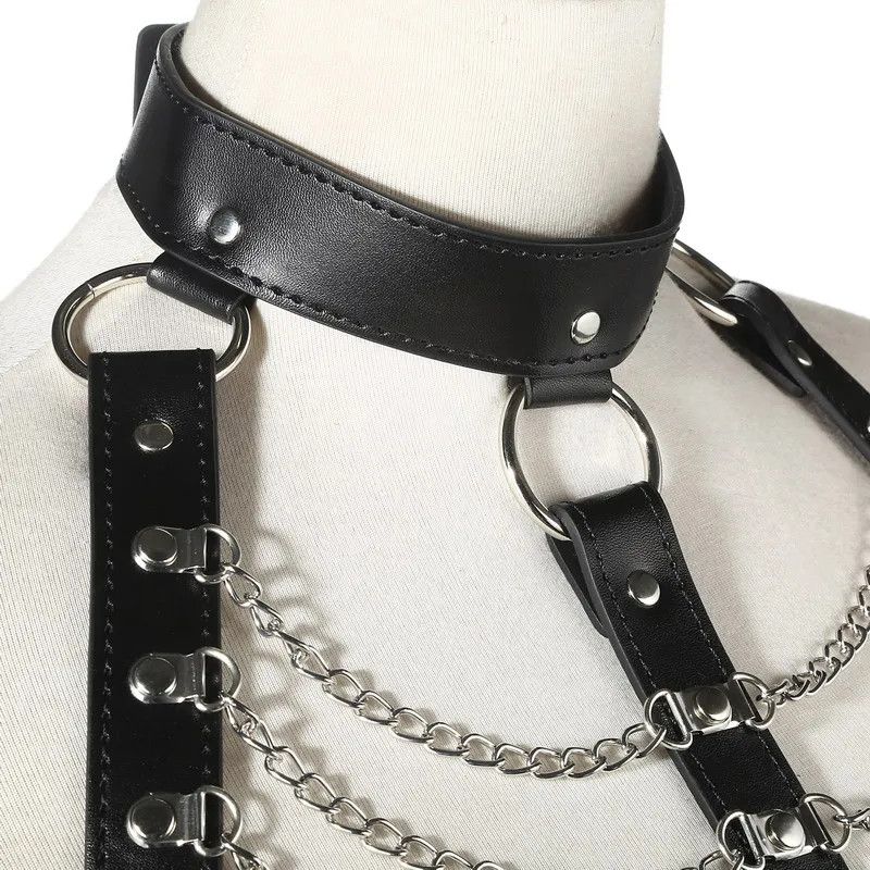 Jewelry Sexy Body Harness Chain Punk Goth Party Bodychain Size ONE SIZE - 6 Thumbnail