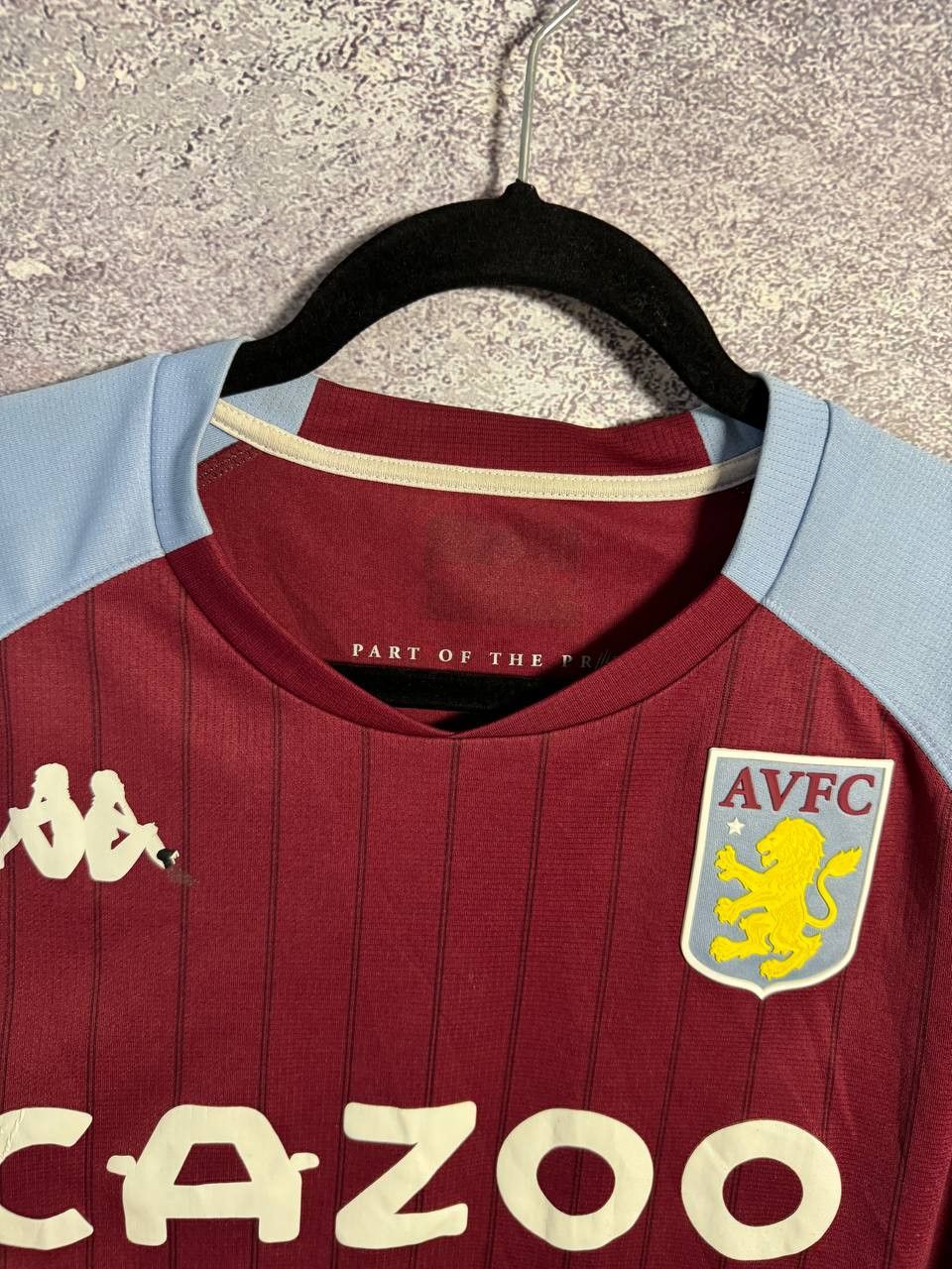Vintage Vintage Aston Villa 2020/21 Kappa Soccer Jersey Size US XXL / EU 58 / 5 - 11 Thumbnail