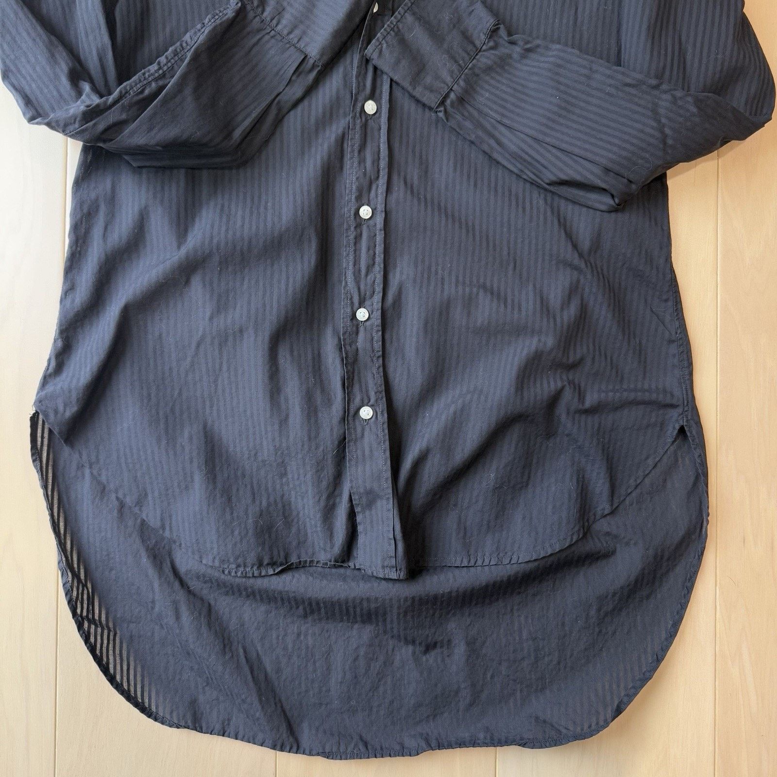 Frank & Eileen Frank & Eileen Shirt Medium Black Striped Greyson Button Up Size M / US 6-8 / IT 42-44 - 5 Thumbnail