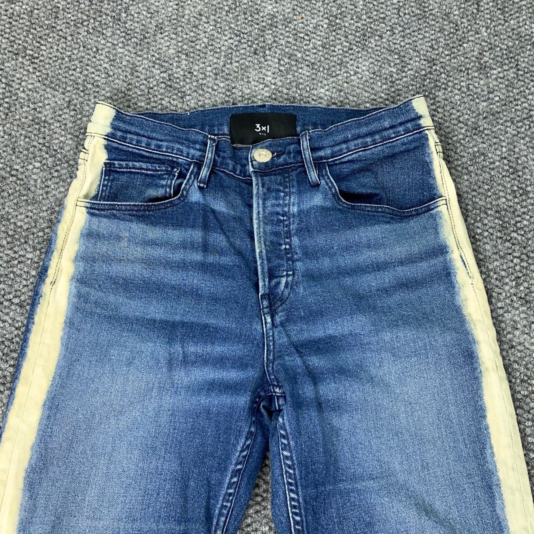 3x1 3x1 NYC Womens Jeans Size 26 Blue Mid-Rise Stretch Denim 5-Pocket Regular Fit Size 28" / US 6 / IT 42 - 2 Thumbnail