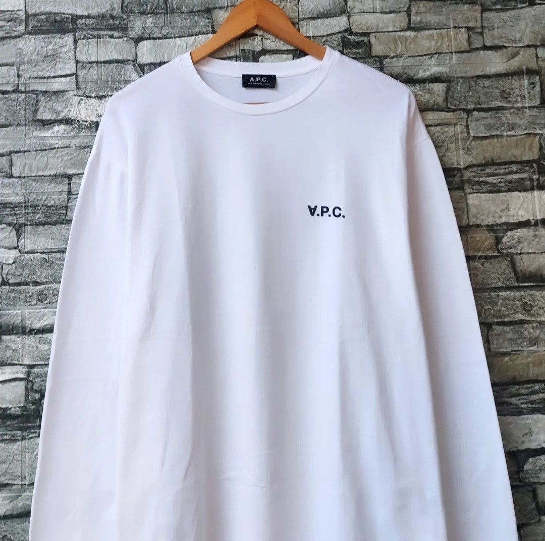 A.P.C. A.P.C Small Logo Long Sleeve Shirt Size US L / EU 52-54 / 3 - 3 Thumbnail
