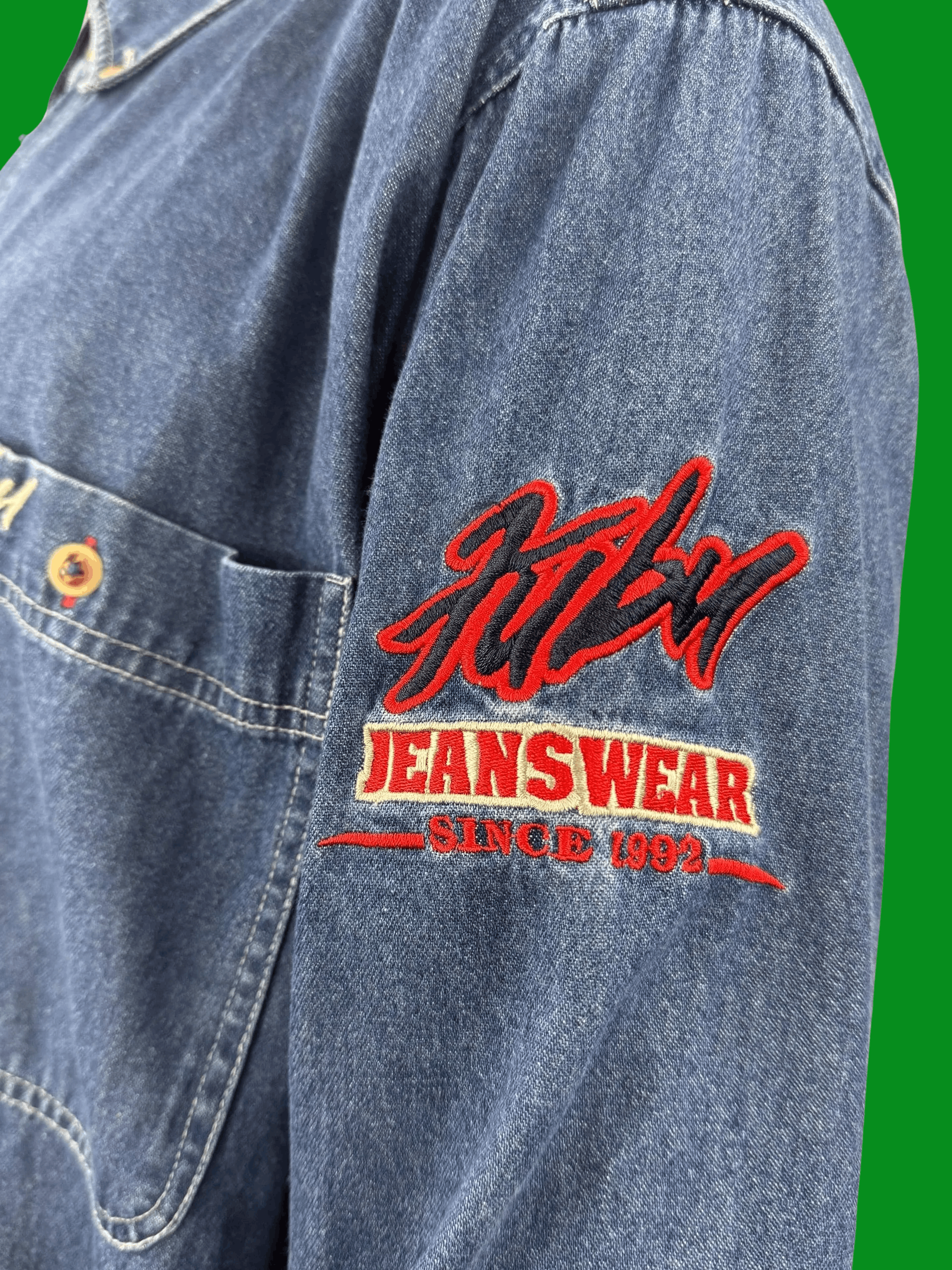 Fubu VTG FUBU “The Collection Jeans Wear” Denim Button-Up Shirt Size US XXL / EU 58 / 5 - 6 Thumbnail