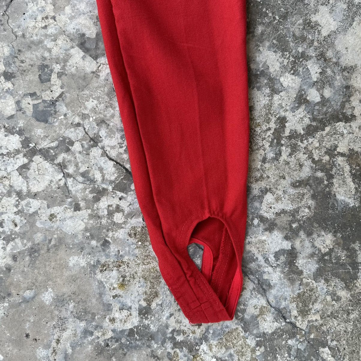 Hai Sporting Gear × Issey Miyake × Japanese Brand Hai Sporting Gear By Issey Miyake Red Pants Size 23" - 6 Thumbnail
