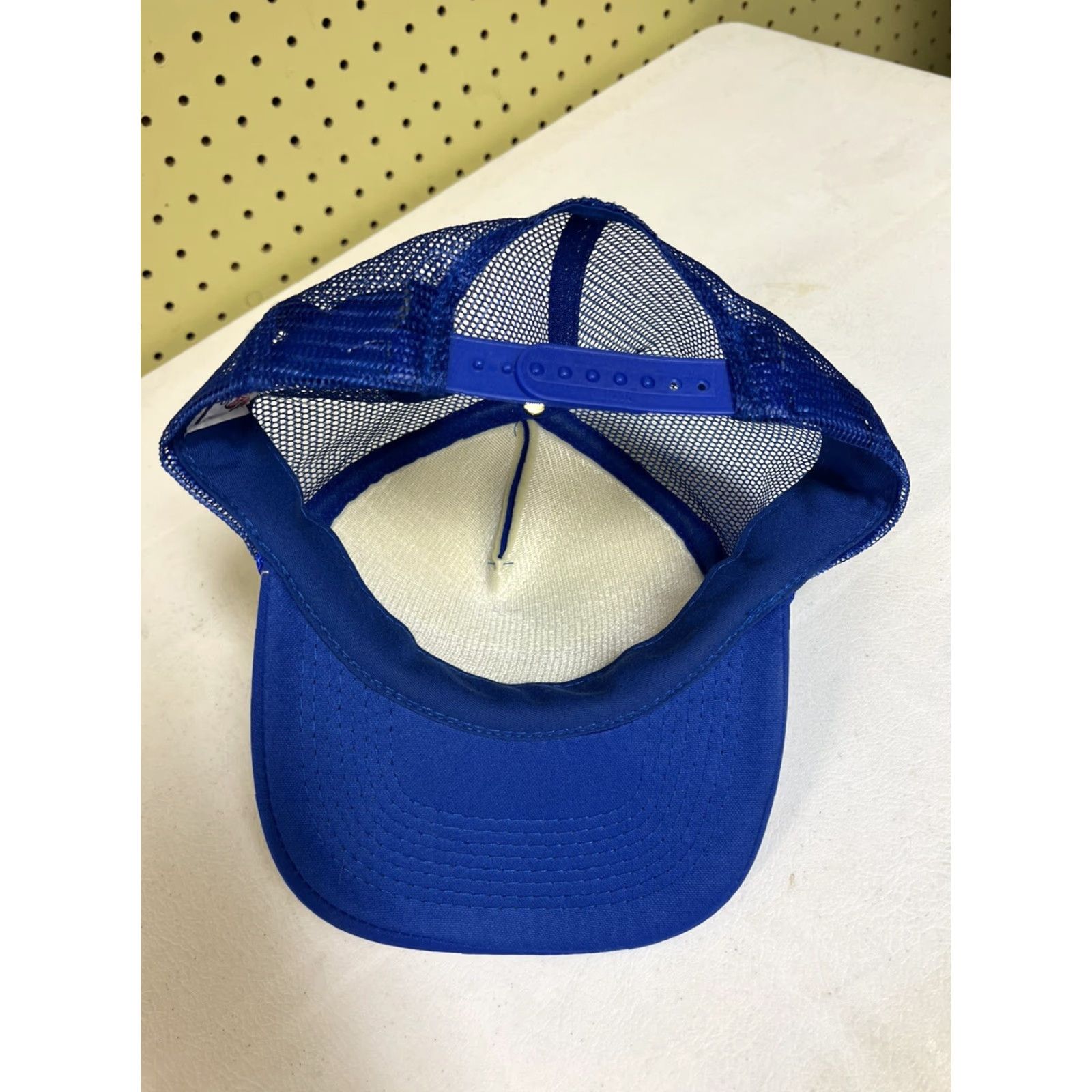Vintage VINTAGE OTTO CANAAN LION RACEWAY BASEBALL CAP Men One Size Adjustable Blue Ball Cap Baseball Cap Size ONE SIZE - 3 Thumbnail