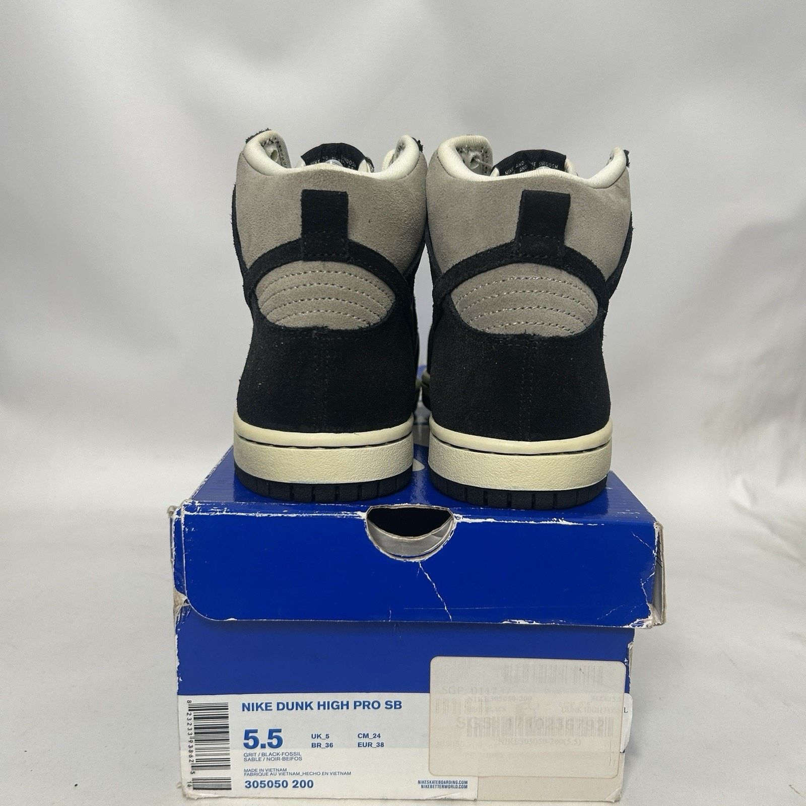 Nike Nike Dunk High Pro SB “Fossil” (2011) Size US 7 / IT 37 - 4 Thumbnail