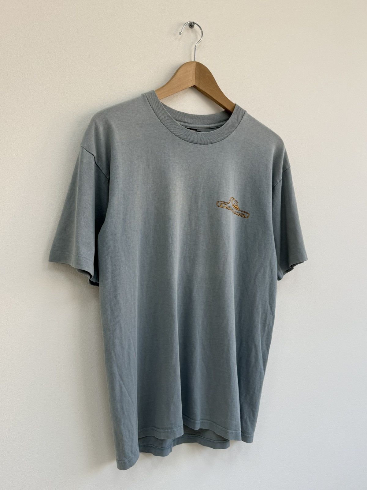 Quiksilver Vintage 90s Quiksilver Faded Graphic T-Shirt Surf Style Size US M / EU 48-50 / 2 - 5 Thumbnail