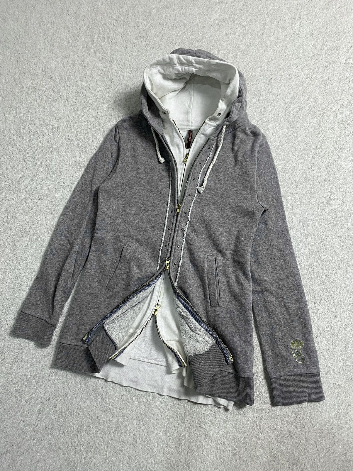 If Six Was Nine Japanes 179/WG Double Layer Zipp Hoodie Ifsix Lgb Style Size US S / EU 44-46 / 1 - 2 Thumbnail