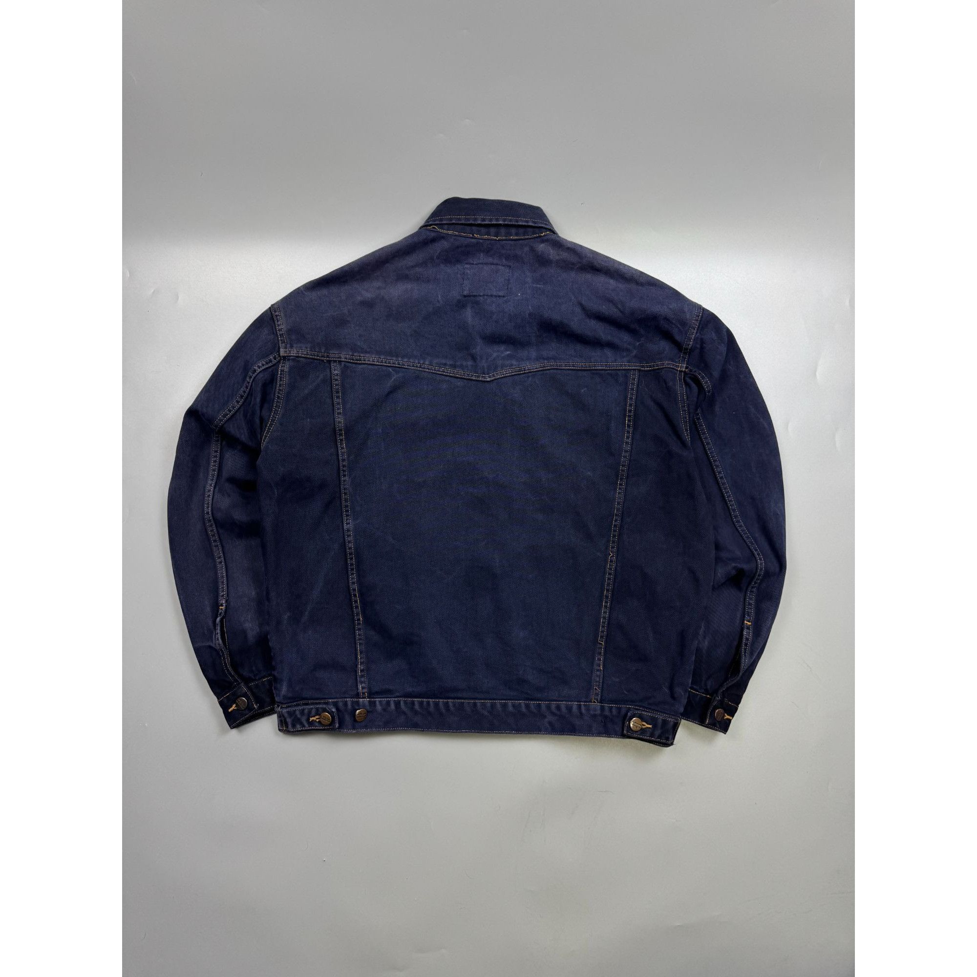 Wrangler Vintage Wrangler Western Indigo Denim Trucker Jacket (YG025) Size US XL / EU 56 / 4 - 11 Thumbnail